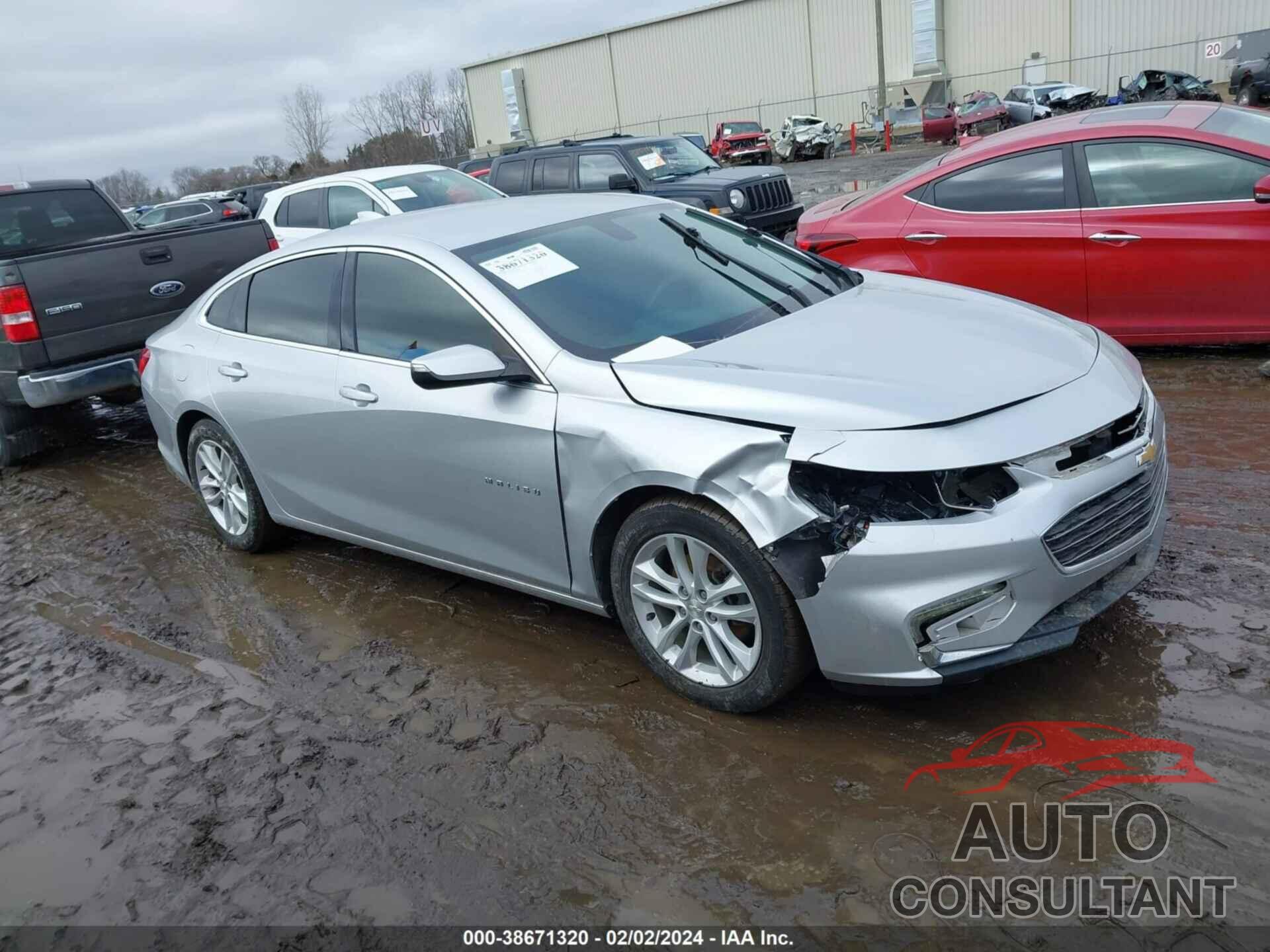 CHEVROLET MALIBU 2016 - 1G1ZE5ST5GF298607