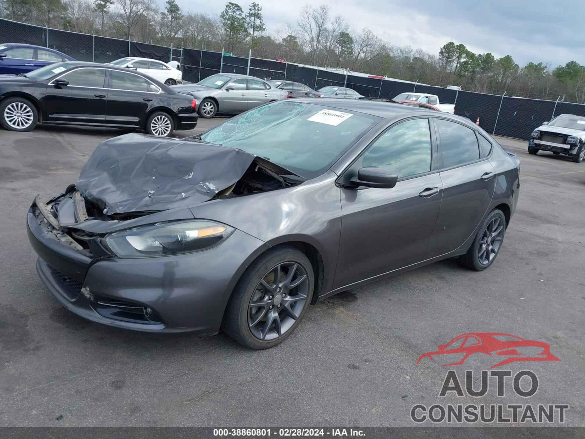 DODGE DART 2016 - 1C3CDFBBXGD530308