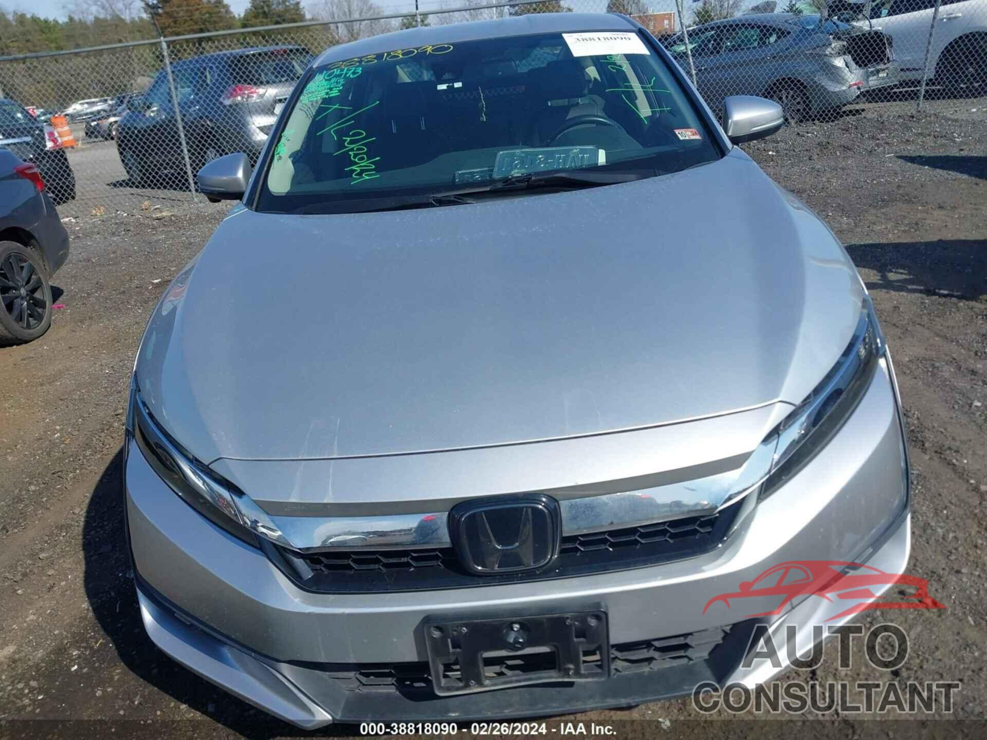 HONDA CLARITY PLUG-IN HYBRID 2018 - JHMZC5F30JC012936