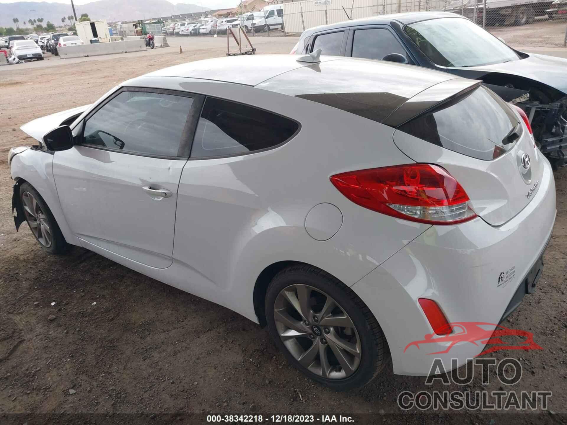 HYUNDAI VELOSTER 2017 - KMHTC6AD1HU313101