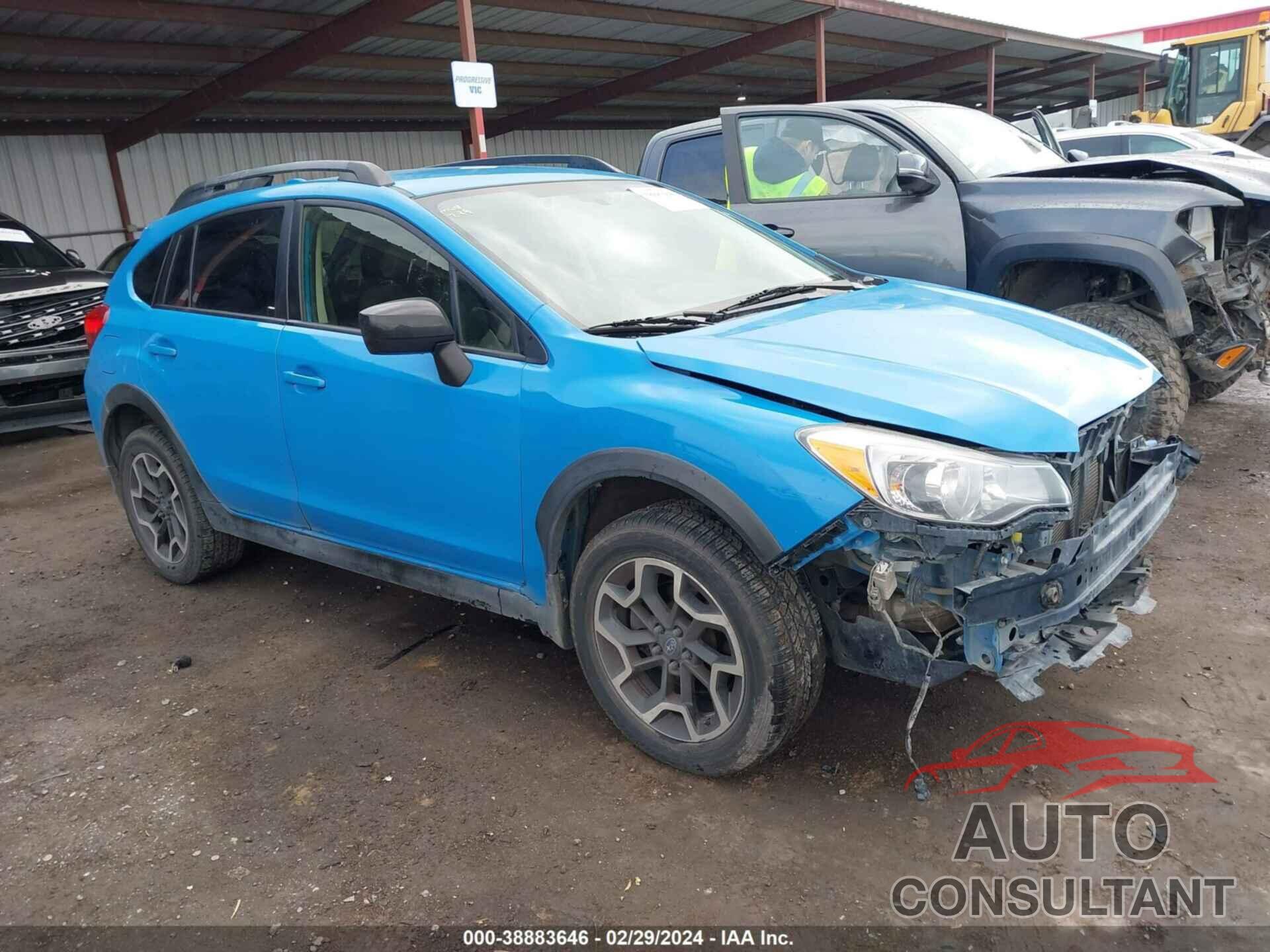 SUBARU CROSSTREK 2016 - JF2GPADC9GH259376