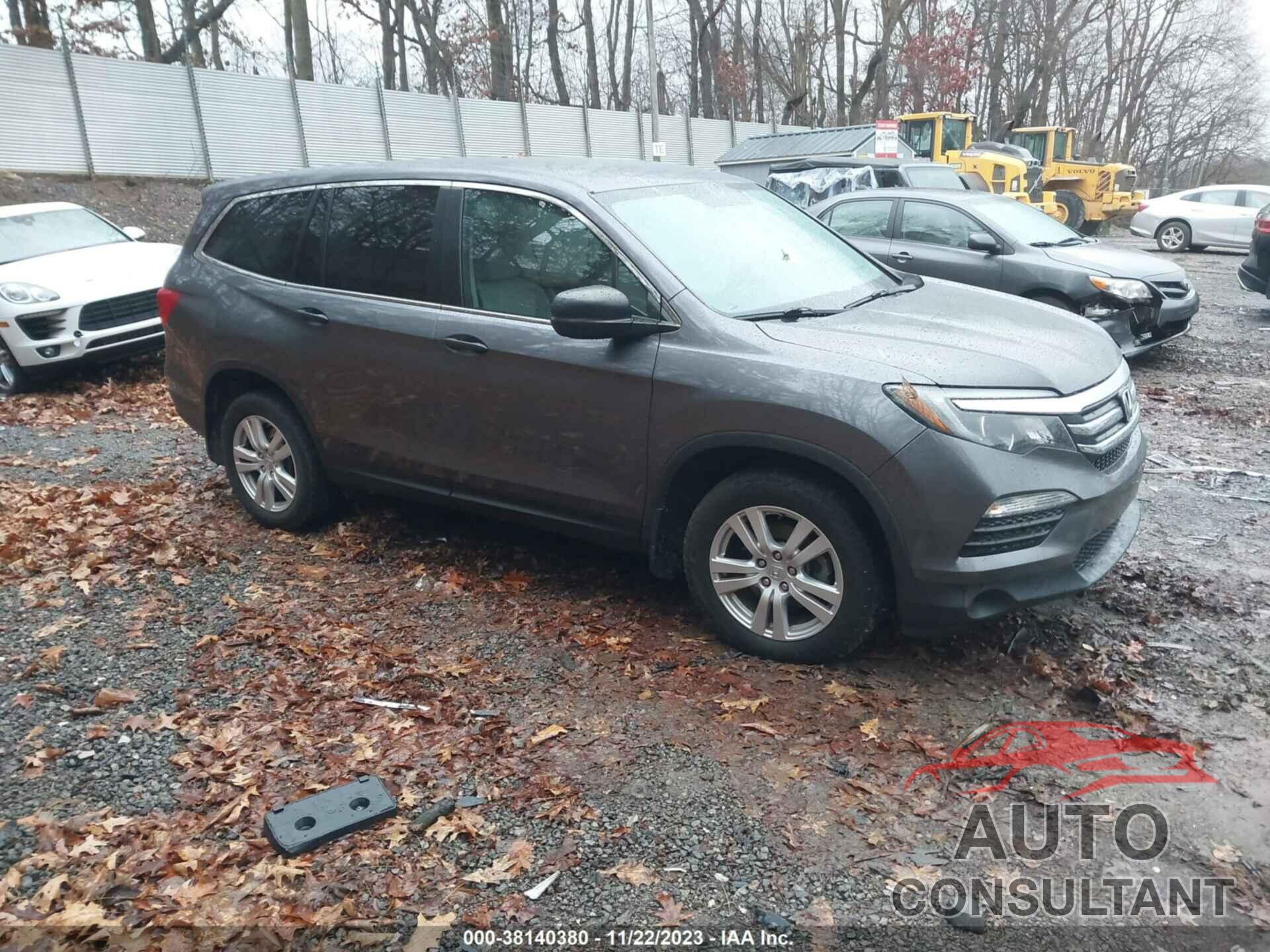 HONDA PILOT 2018 - 5FNYF6H11JB073138