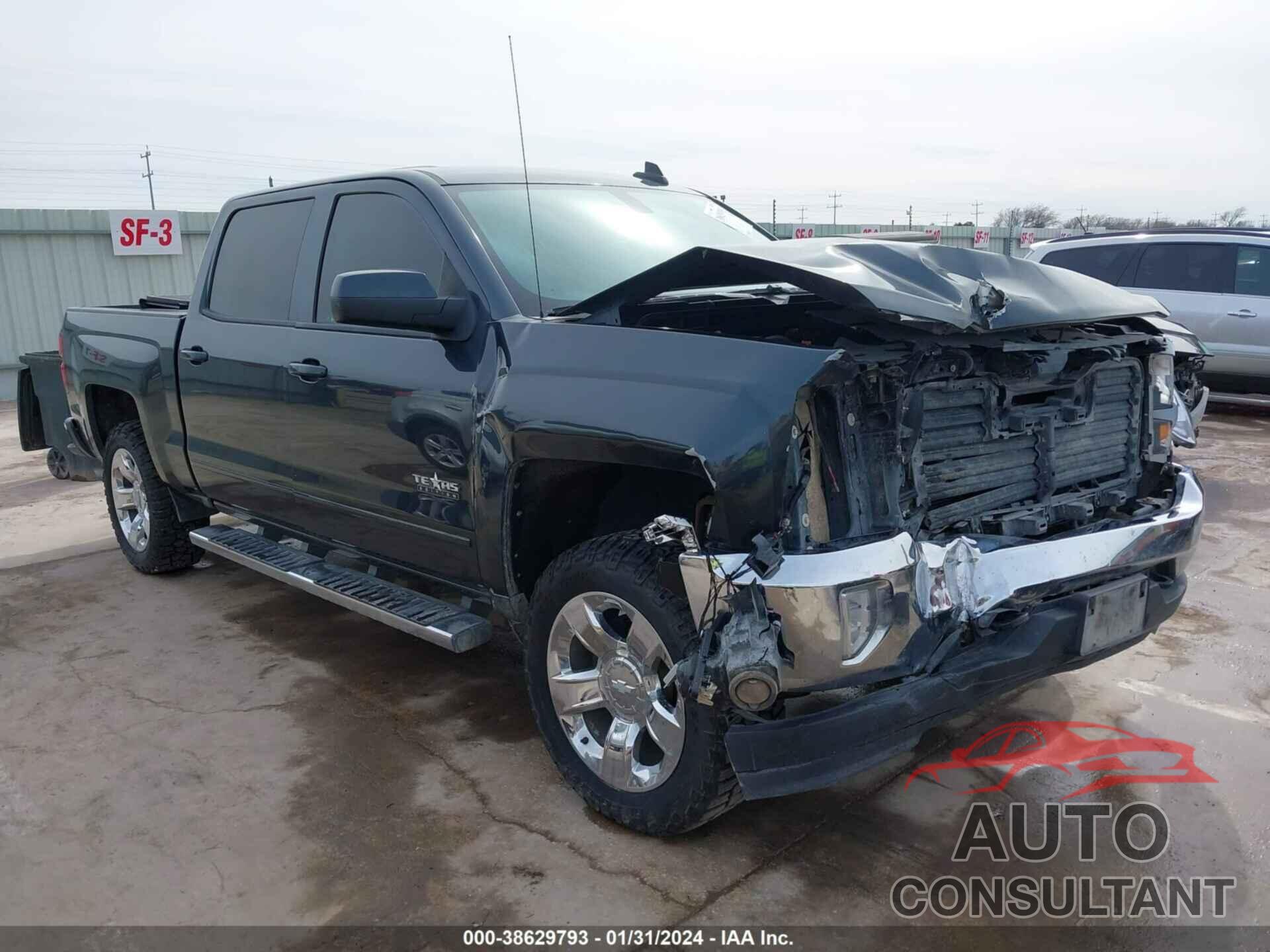 CHEVROLET SILVERADO 1500 2018 - 3GCUKRERXJG357576