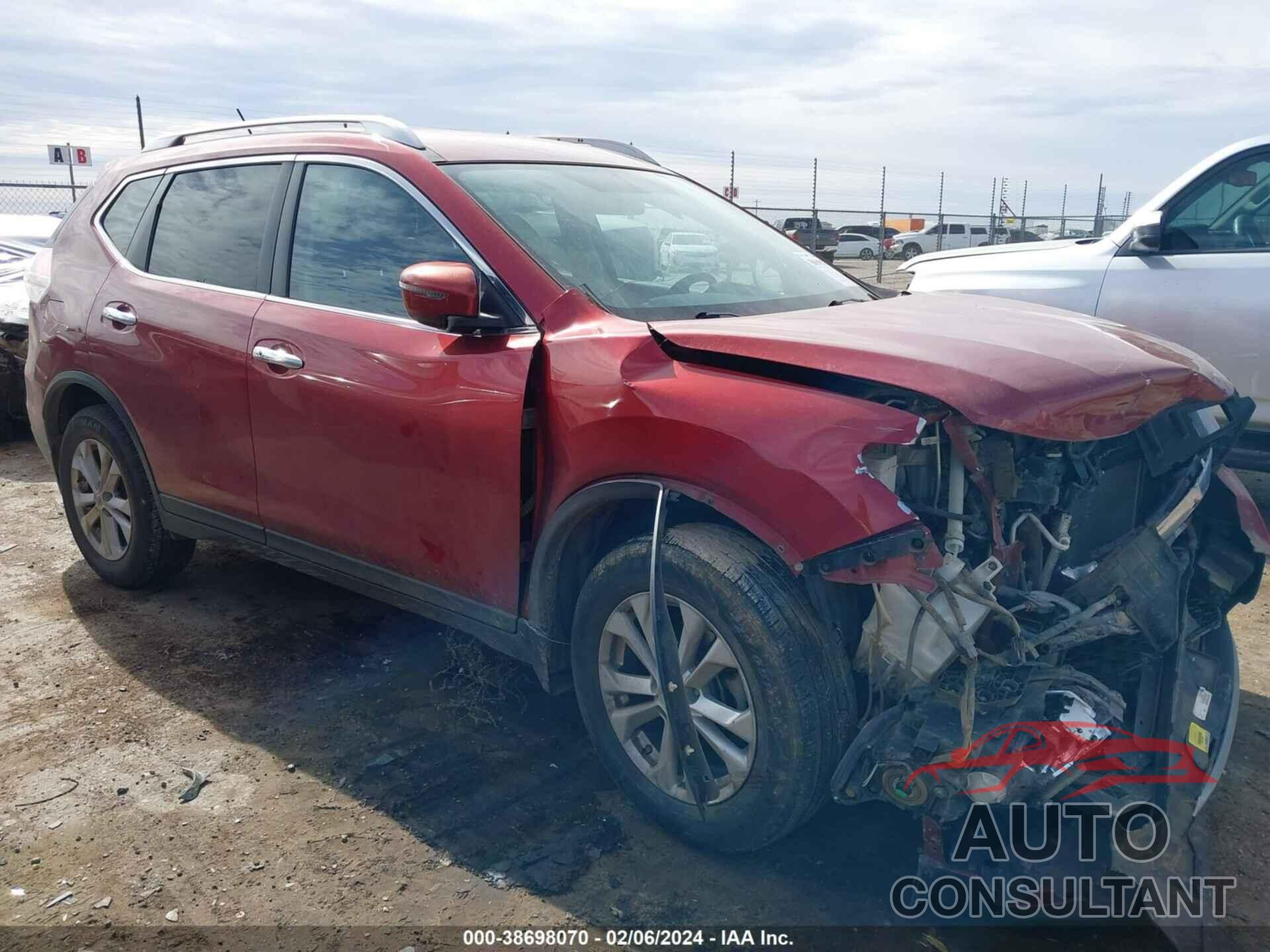 NISSAN ROGUE 2016 - KNMAT2MV3GP626009