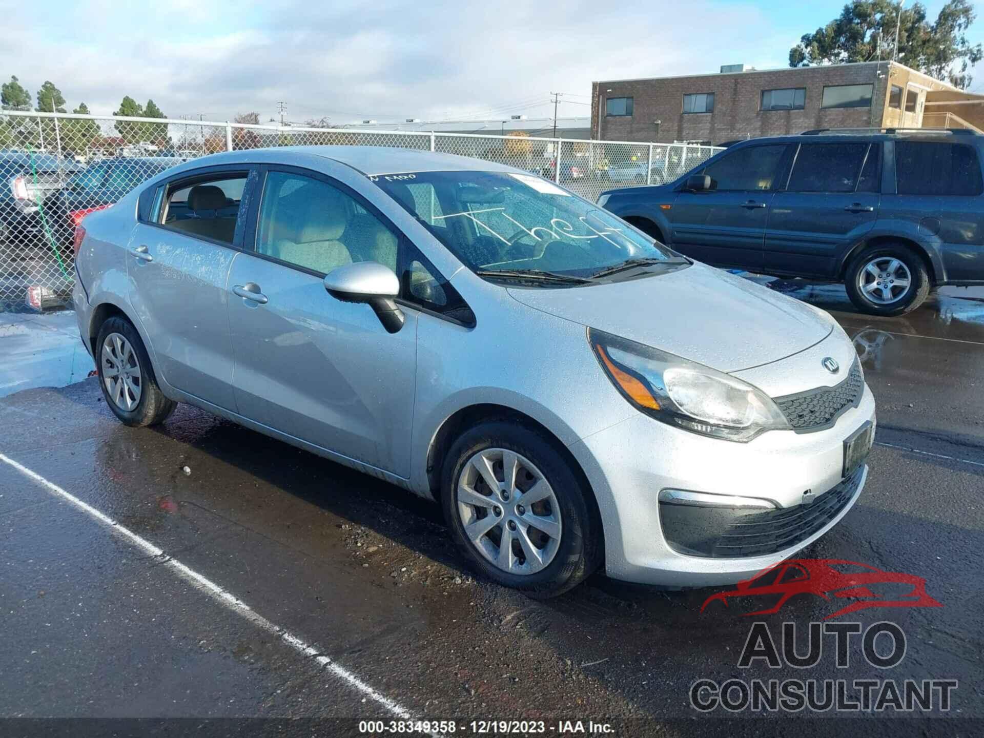 KIA RIO 2016 - KNADM4A3XG6685876