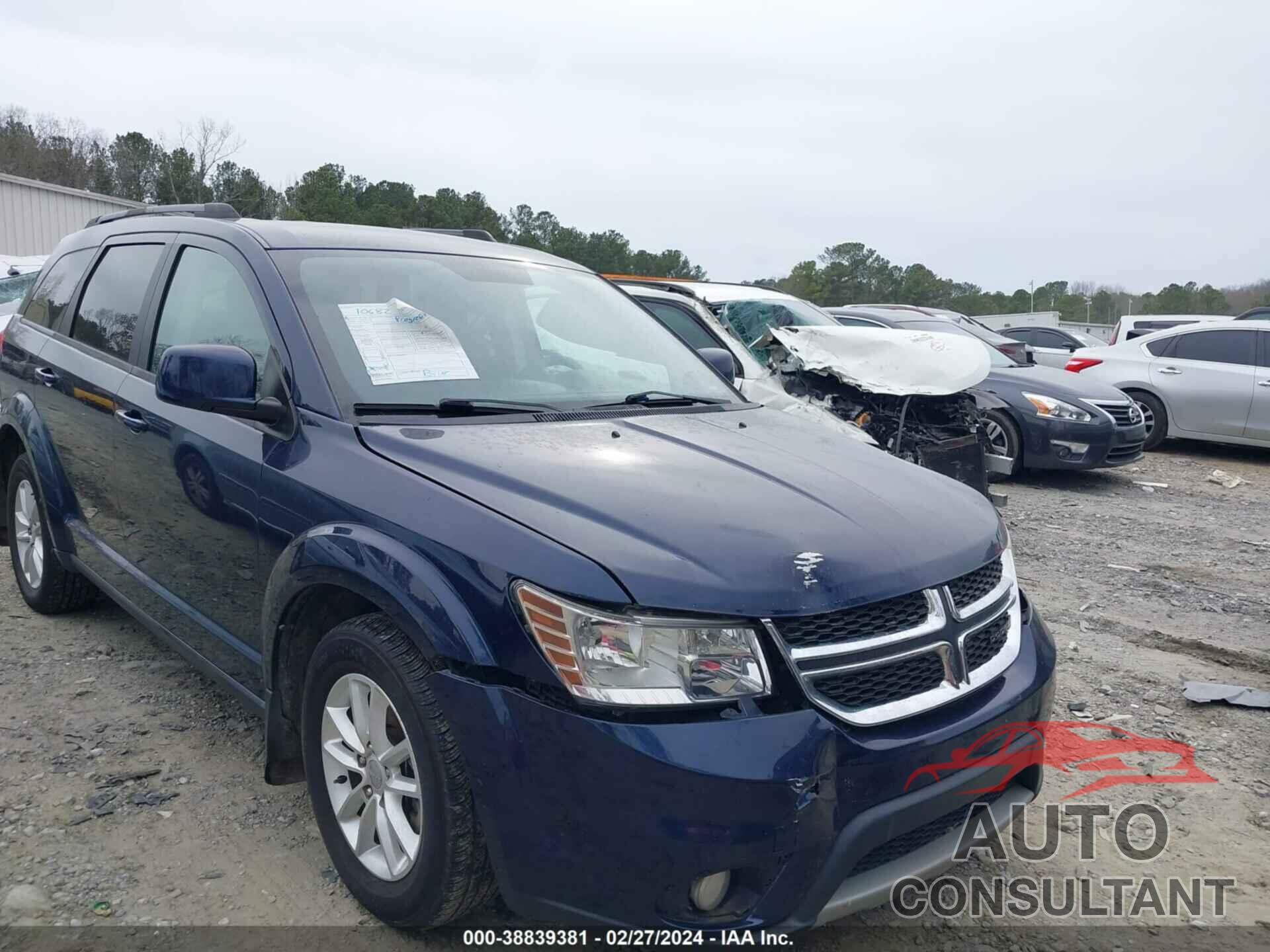 DODGE JOURNEY 2017 - 3C4PDCBB0HT622616