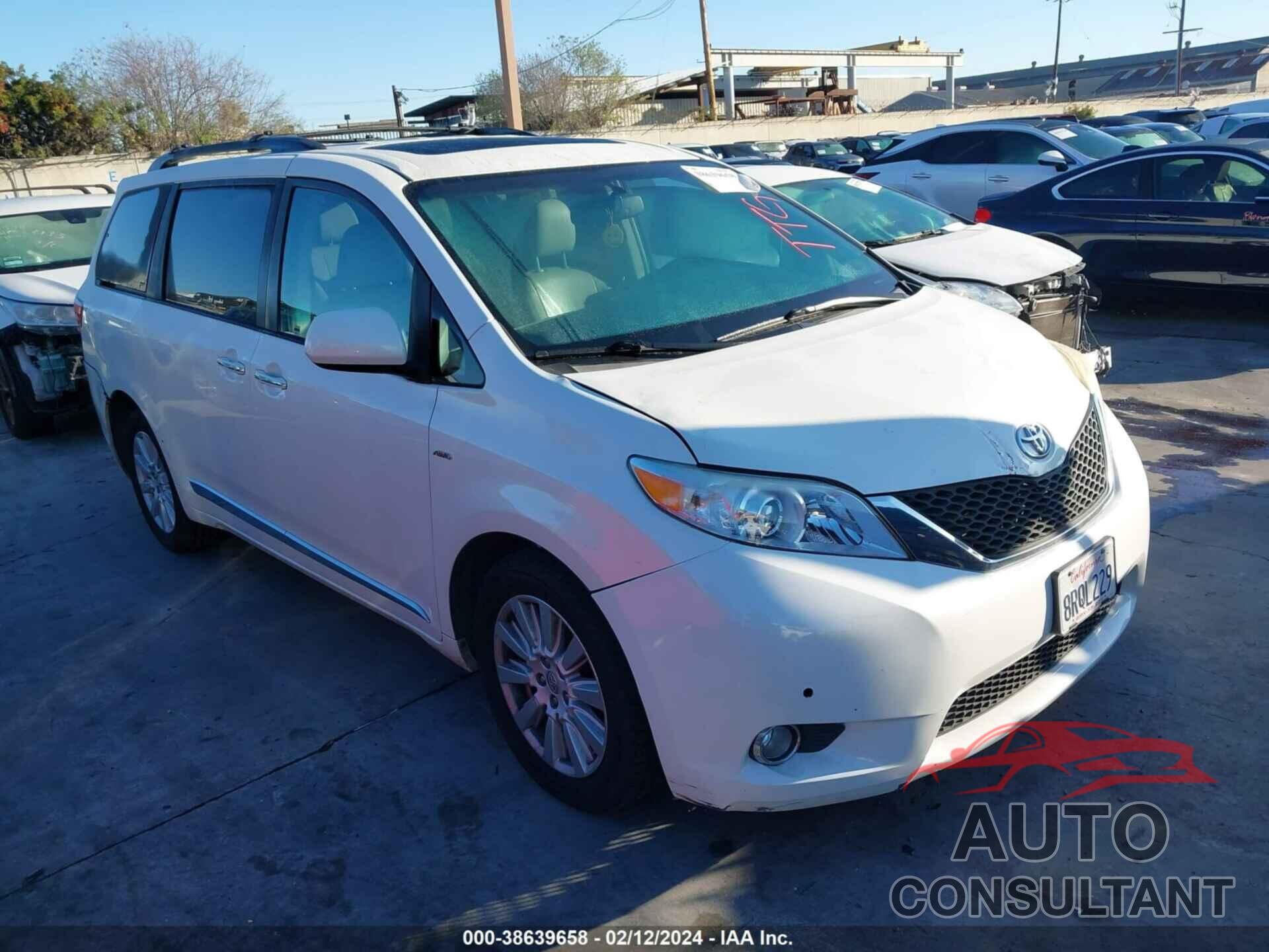 TOYOTA SIENNA 2017 - 5TDDZ3DC5HS185927