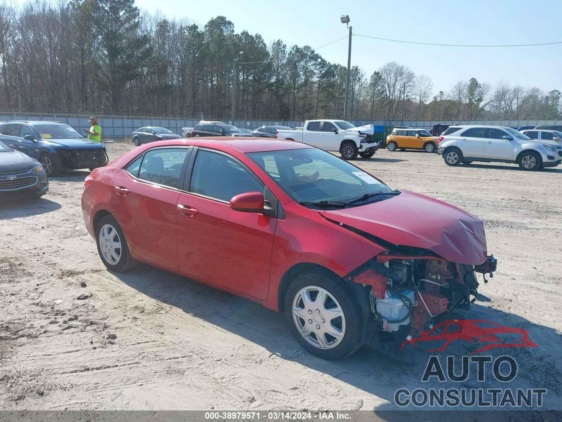 TOYOTA COROLLA 2017 - 2T1BURHE4HC906476