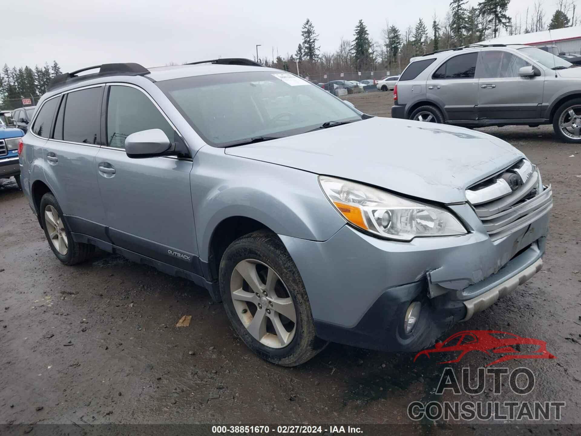 SUBARU OUTBACK 2013 - 4S4BRBKC5D3257639