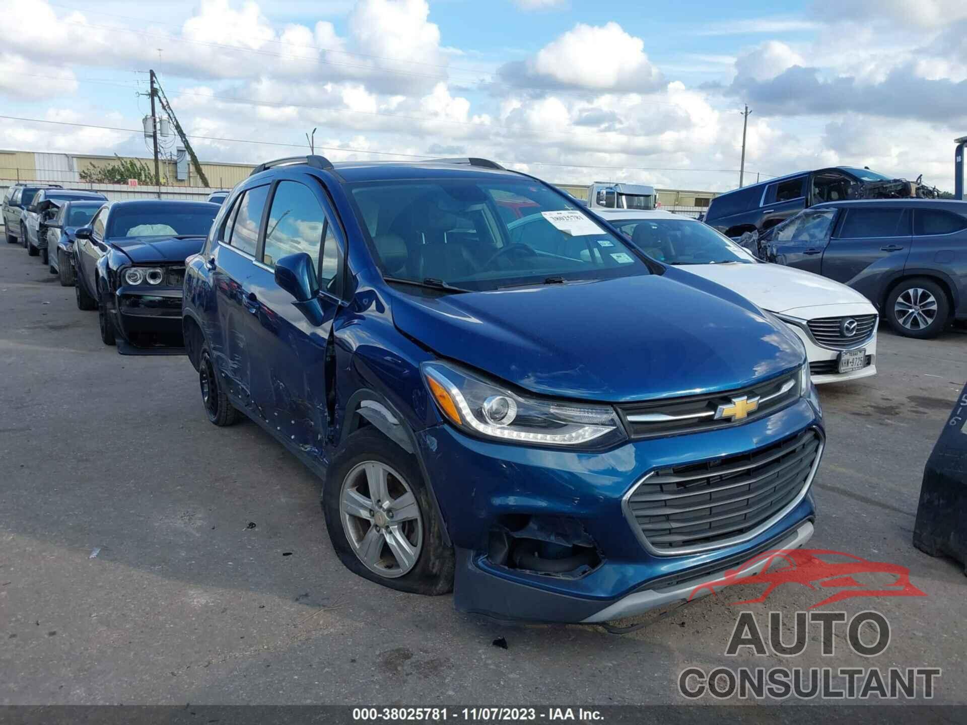 CHEVROLET TRAX 2019 - 3GNCJPSBXKL256628