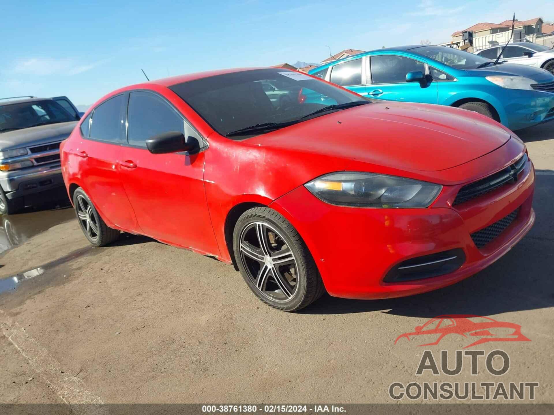 DODGE DART 2016 - 1C3CDFBA9GD694480