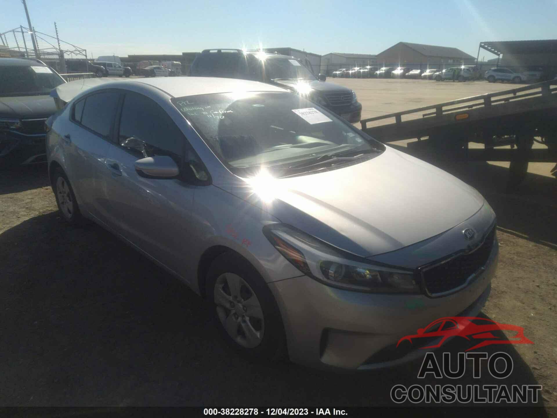 KIA FORTE 2017 - 3KPFK4A76HE082018