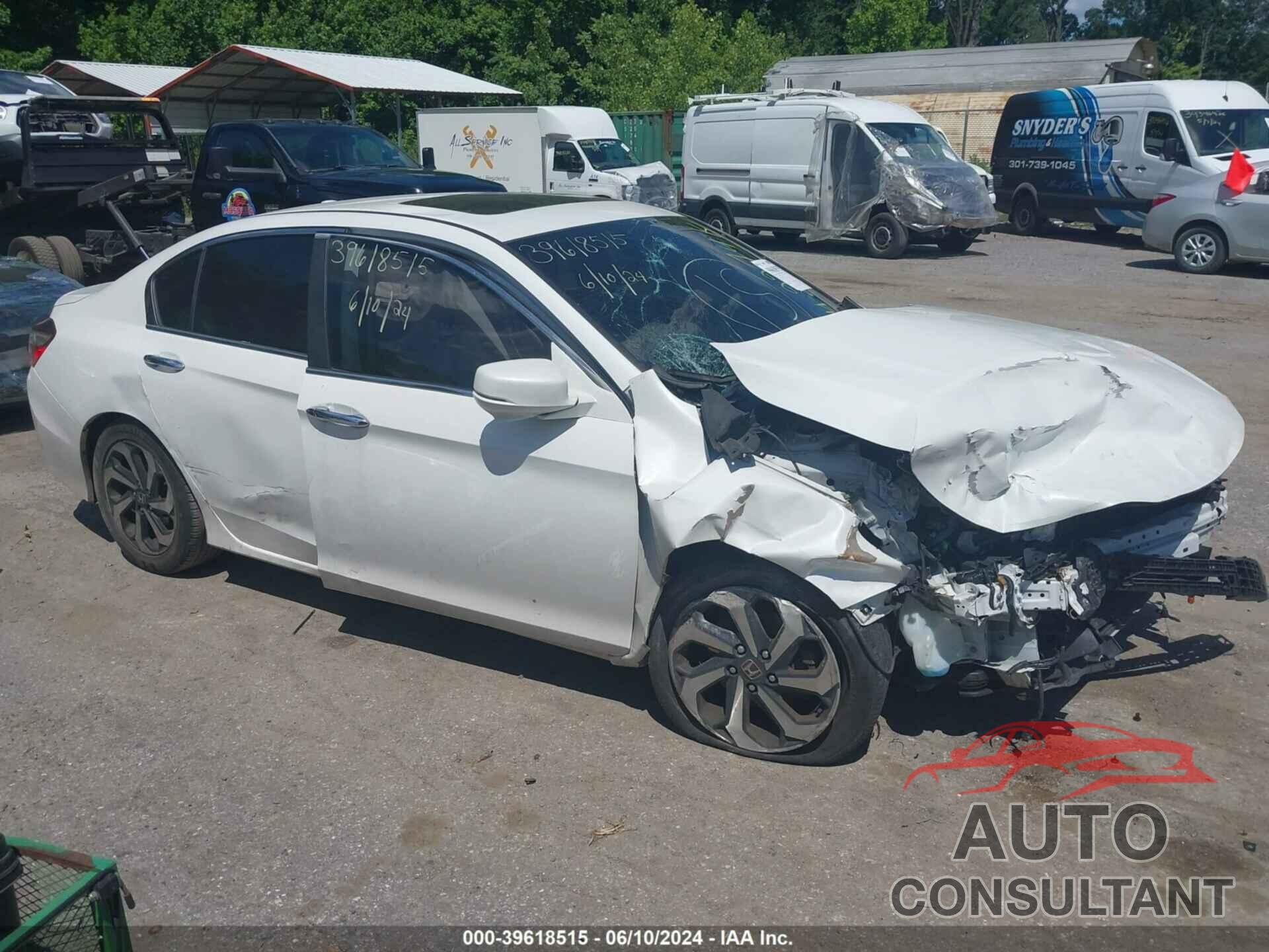 HONDA ACCORD 2016 - 1HGCR2F92GA032409
