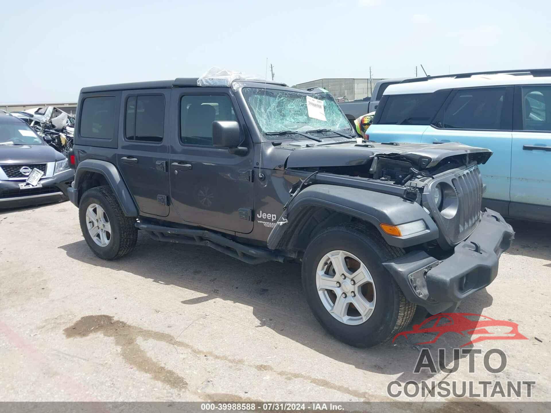 JEEP WRANGLER UNLIMITED 2019 - 1C4HJXDNXKW592540