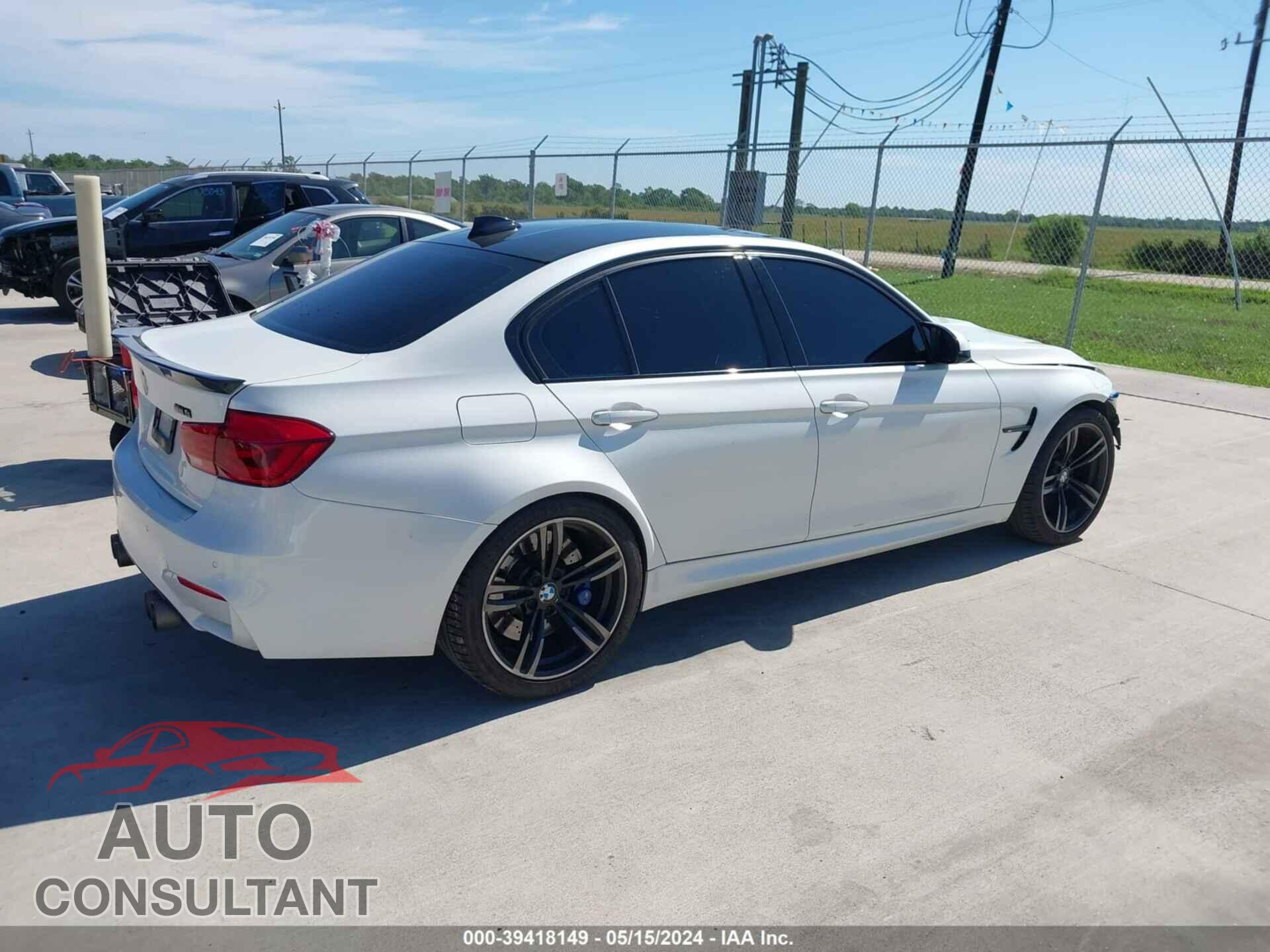 BMW M3 2016 - WBS8M9C55G5D31412