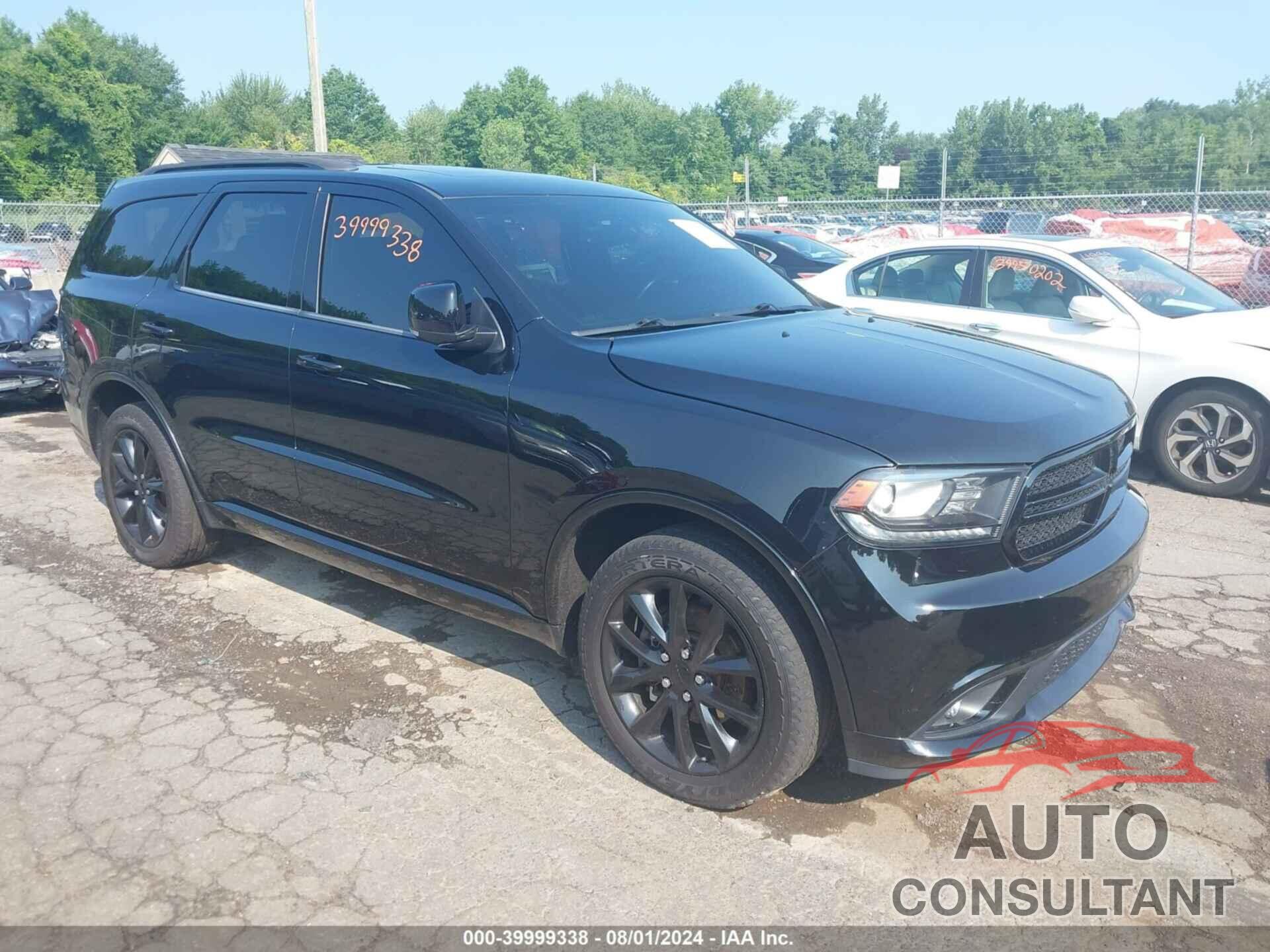 DODGE DURANGO 2018 - 1C4RDJDG0JC116937