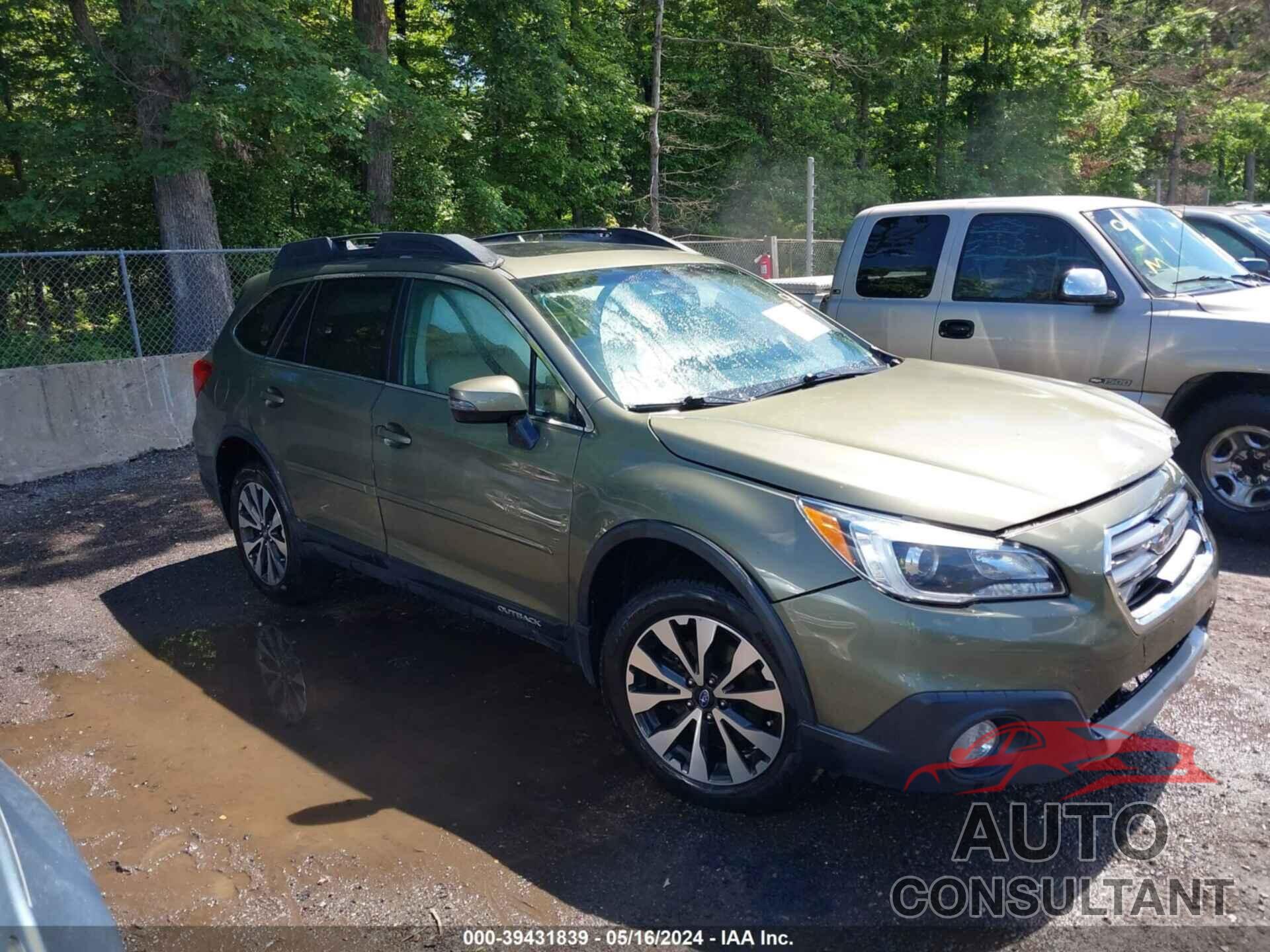 SUBARU OUTBACK 2016 - 4S4BSANC0G3301142