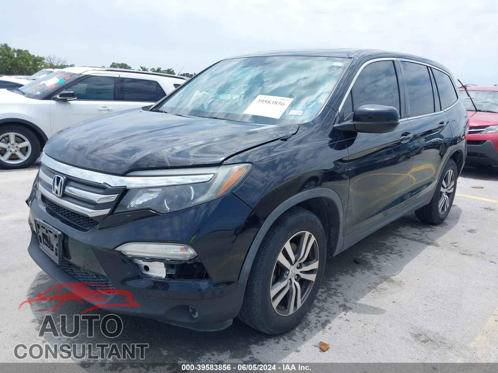 HONDA PILOT 2017 - 5FNYF5H53HB048202