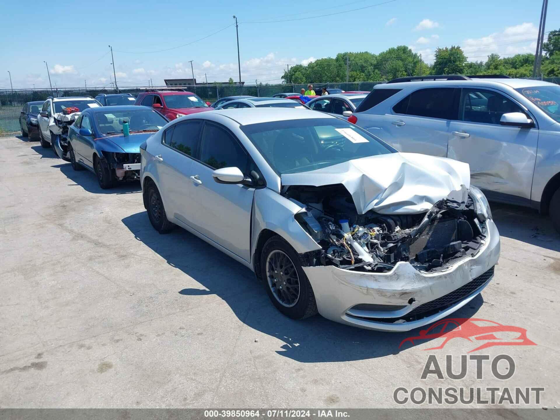 KIA FORTE 2016 - KNAFK4A66G5495748