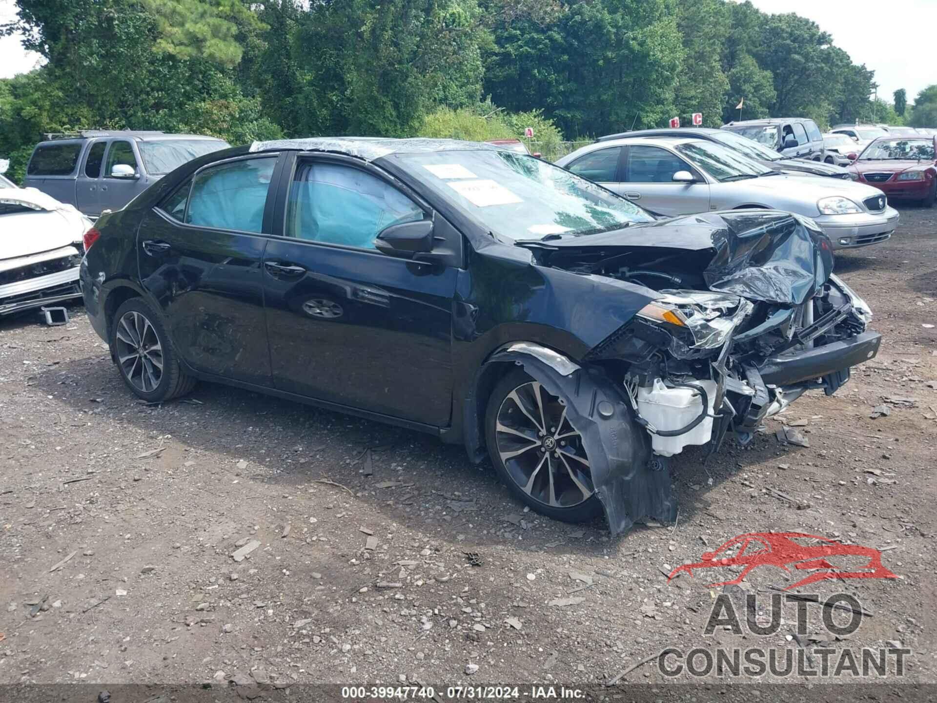 TOYOTA COROLLA 2019 - 2T1BURHE1KC149866