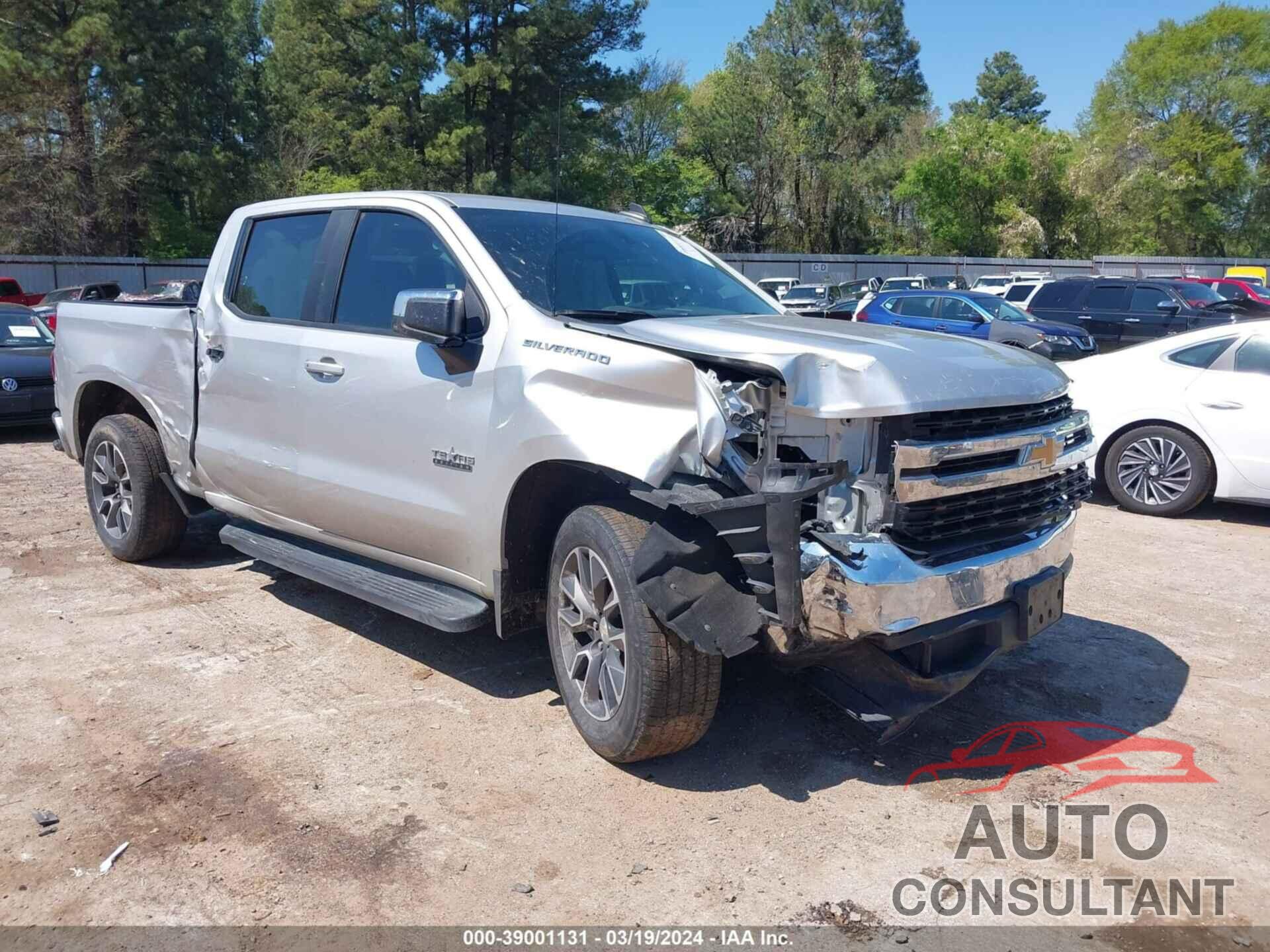 CHEVROLET SILVERADO 1500 2020 - 3GCPWCED5LG185978