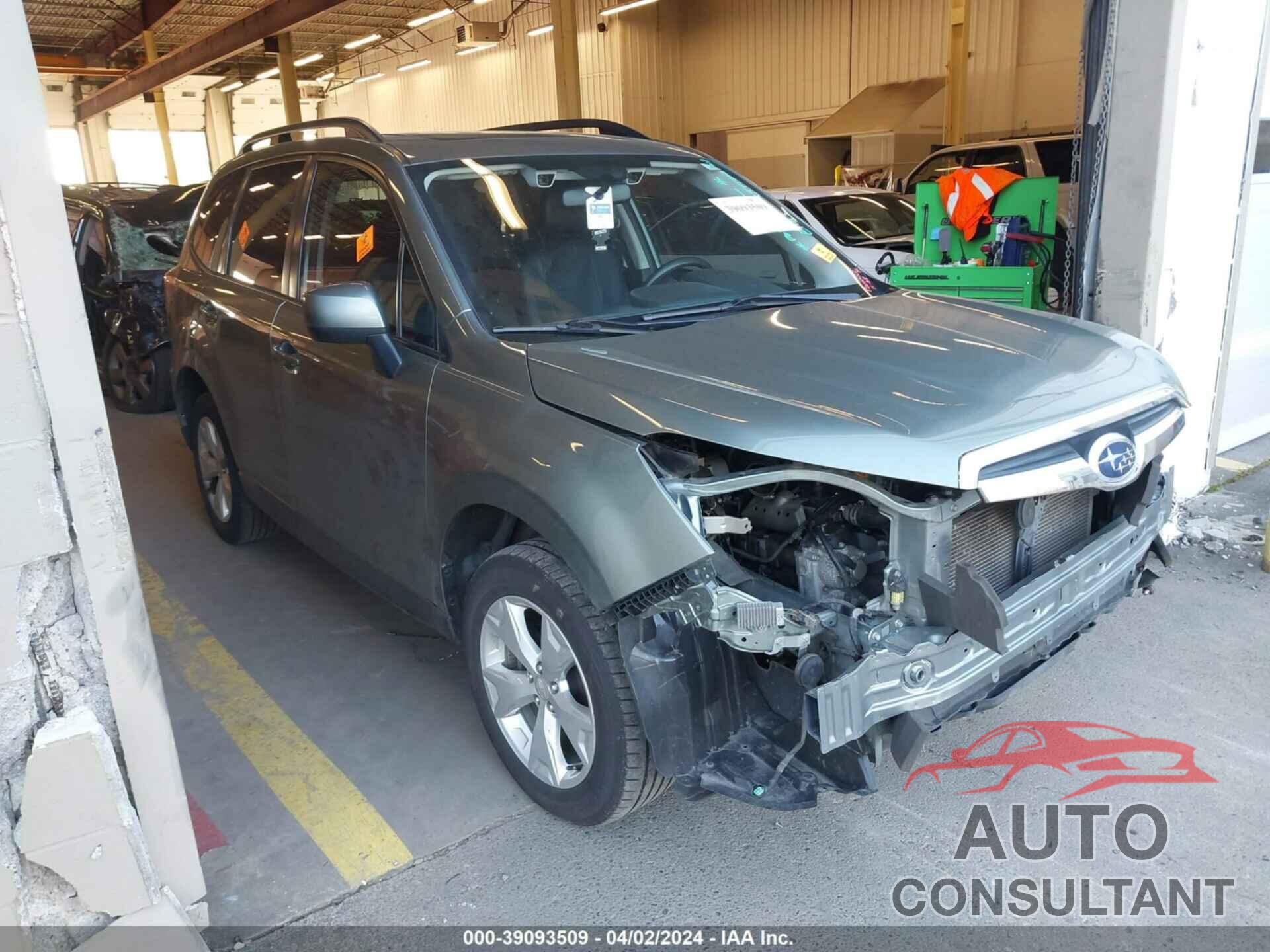 SUBARU FORESTER 2016 - JF2SJAFC2GH480200