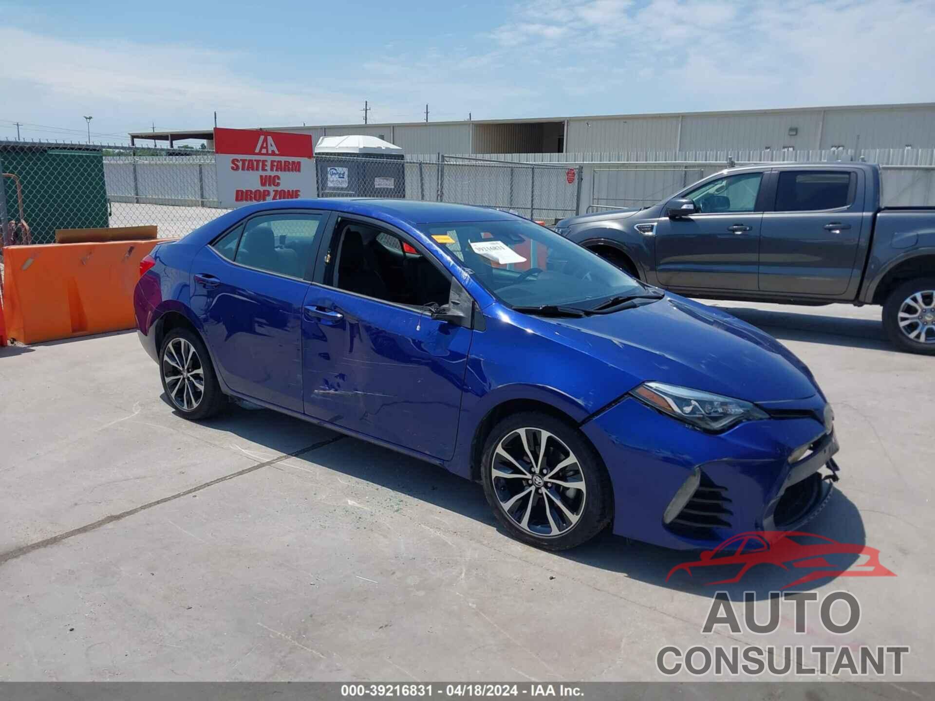 TOYOTA COROLLA 2018 - 2T1BURHE7JC990783