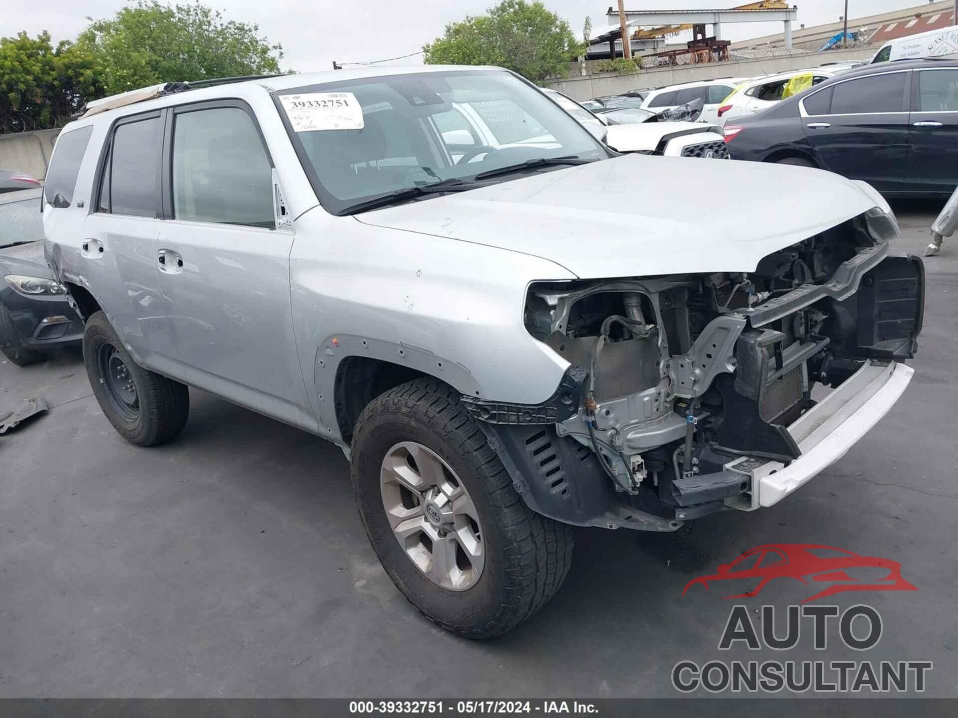 TOYOTA 4RUNNER 2021 - JTEEU5JR3M5241639