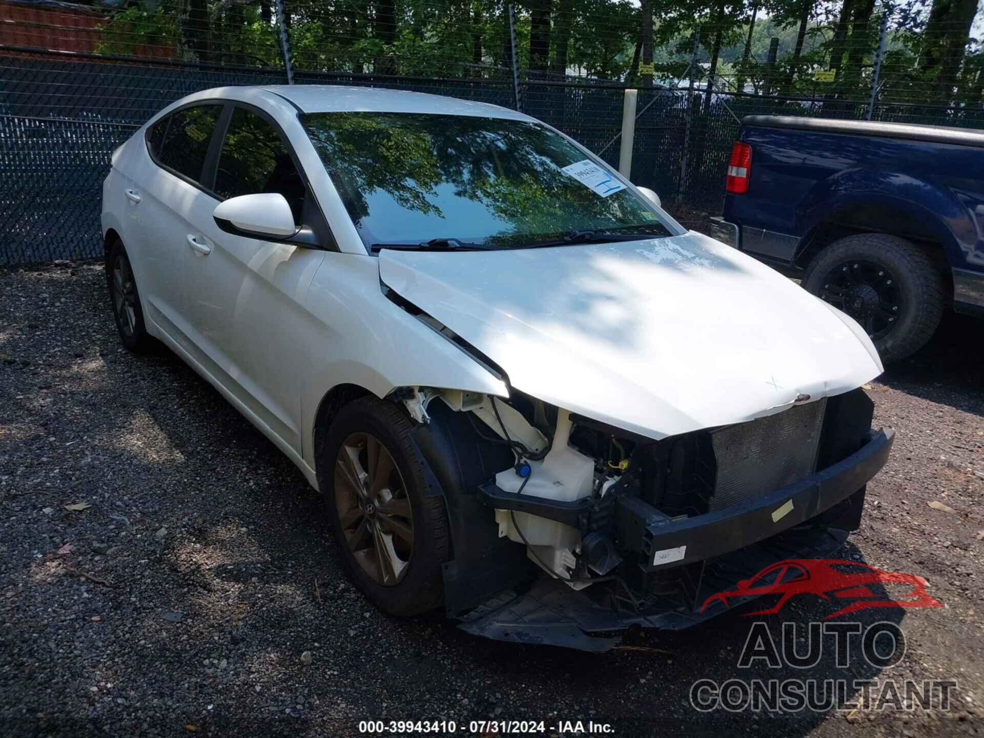 HYUNDAI ELANTRA 2018 - 5NPD84LF4JH328110