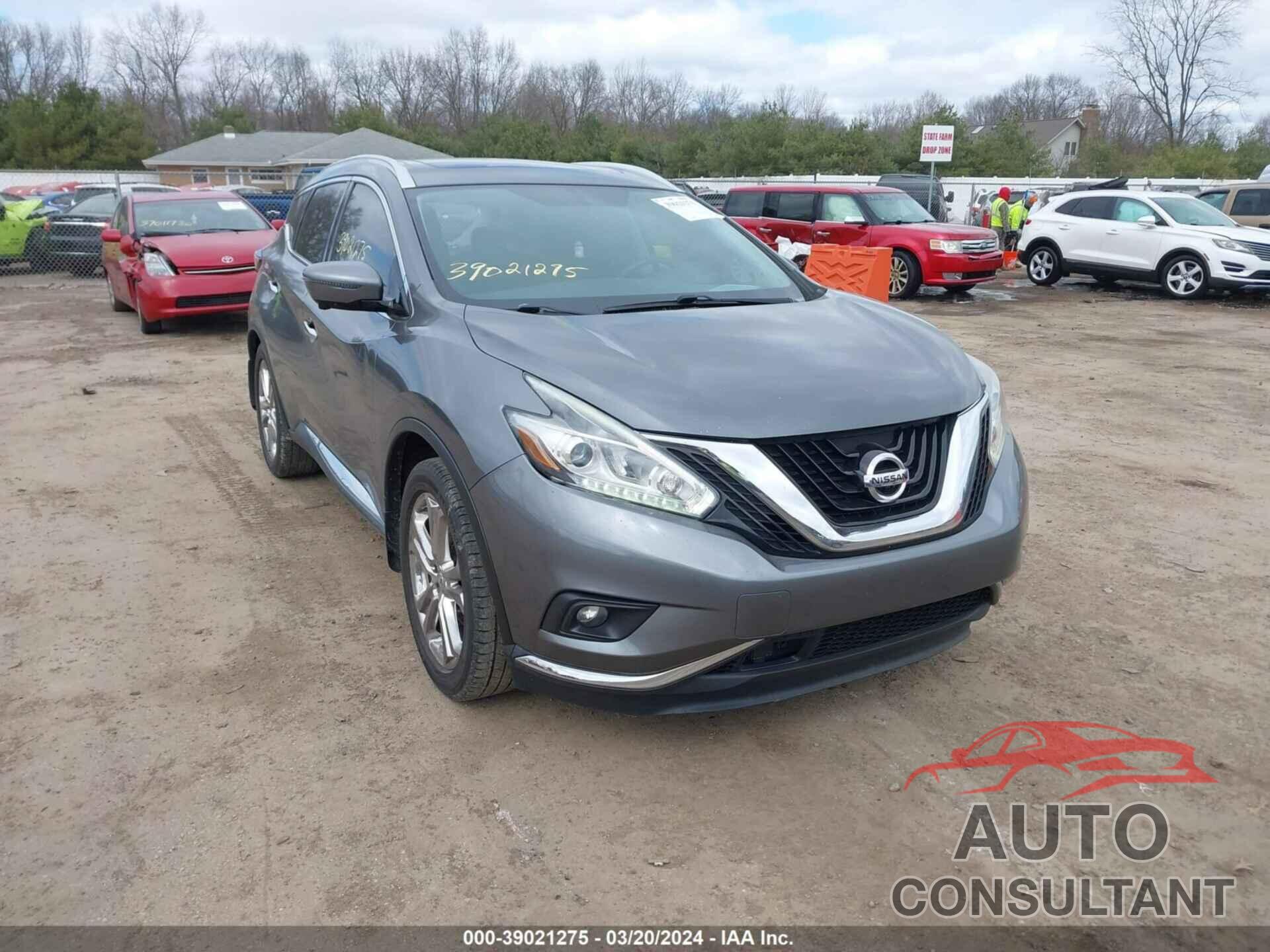 NISSAN MURANO 2016 - 5N1AZ2MG4GN116954