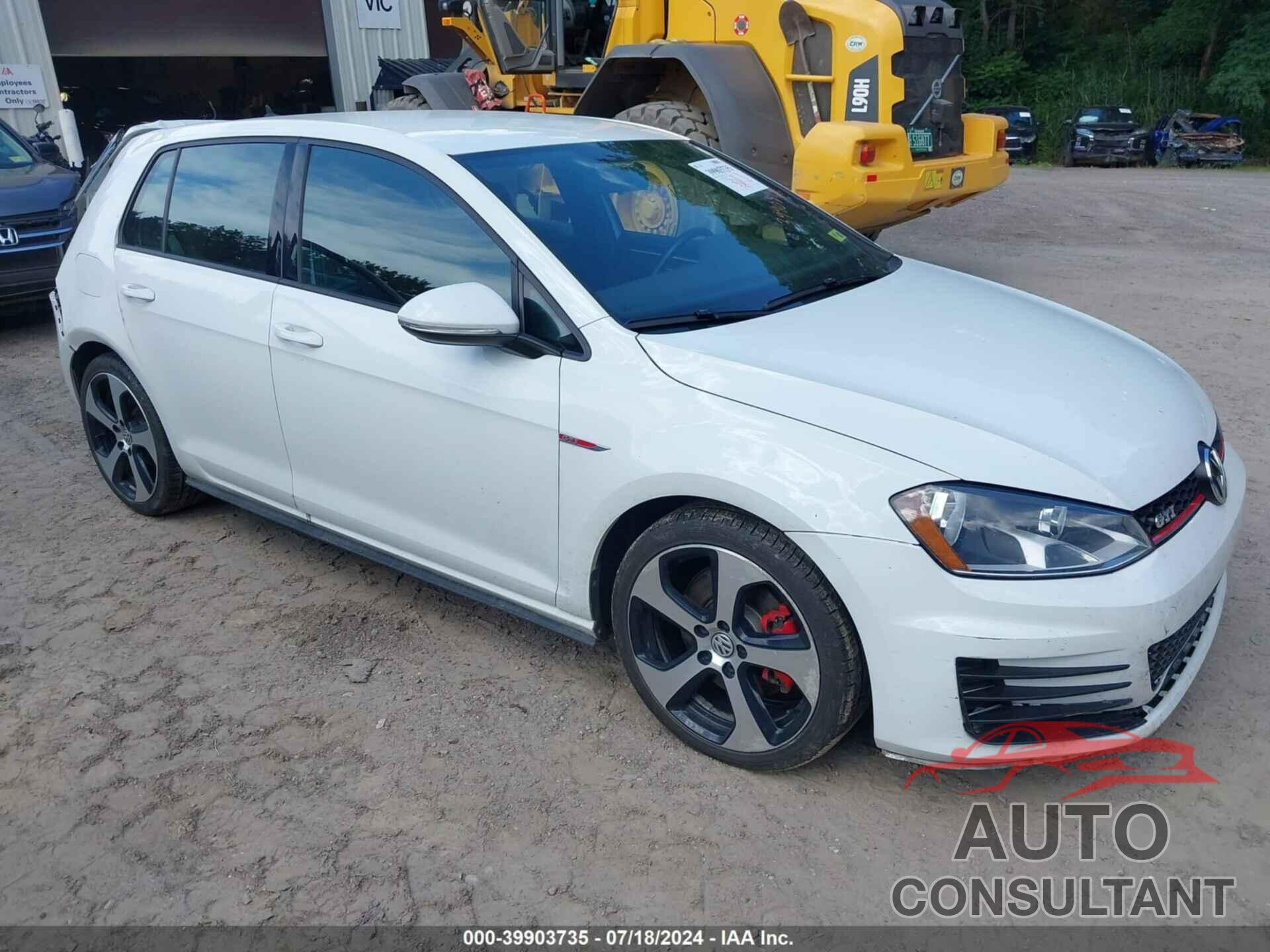 VOLKSWAGEN GOLF GTI 2017 - 3VW4T7AU2HM058555