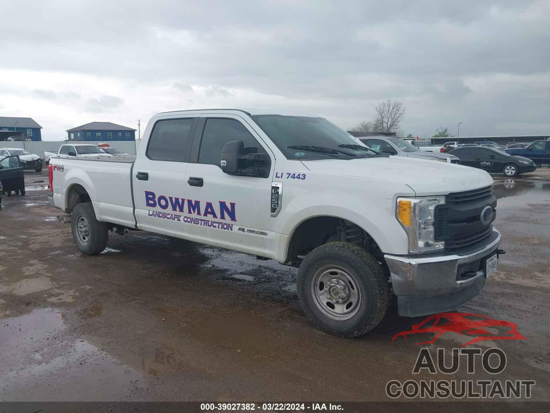 FORD F-250 2017 - 1FT7W2BT2HED92168