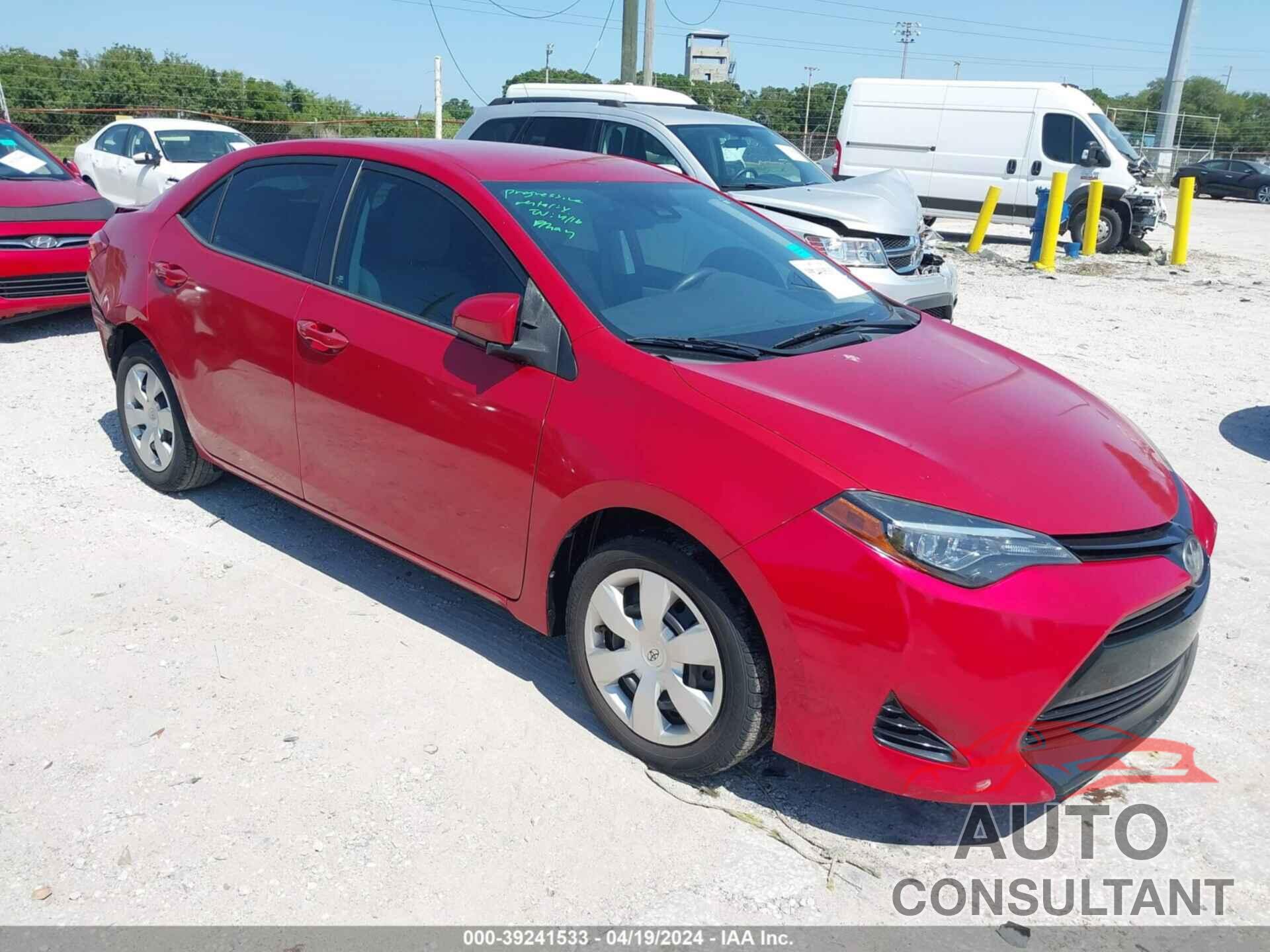 TOYOTA COROLLA 2017 - 5YFBURHE3HP730715