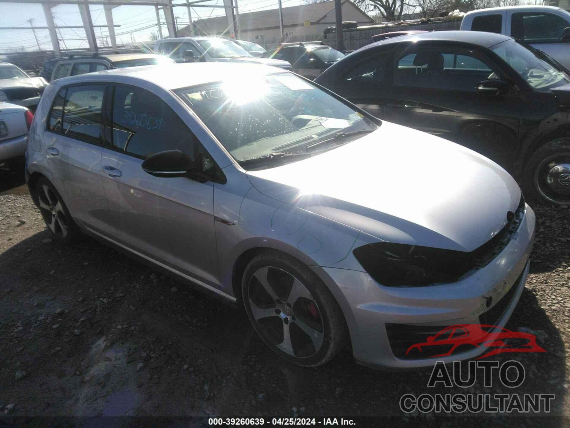 VOLKSWAGEN GOLF GTI 2016 - 3VW4T7AU9GM014826