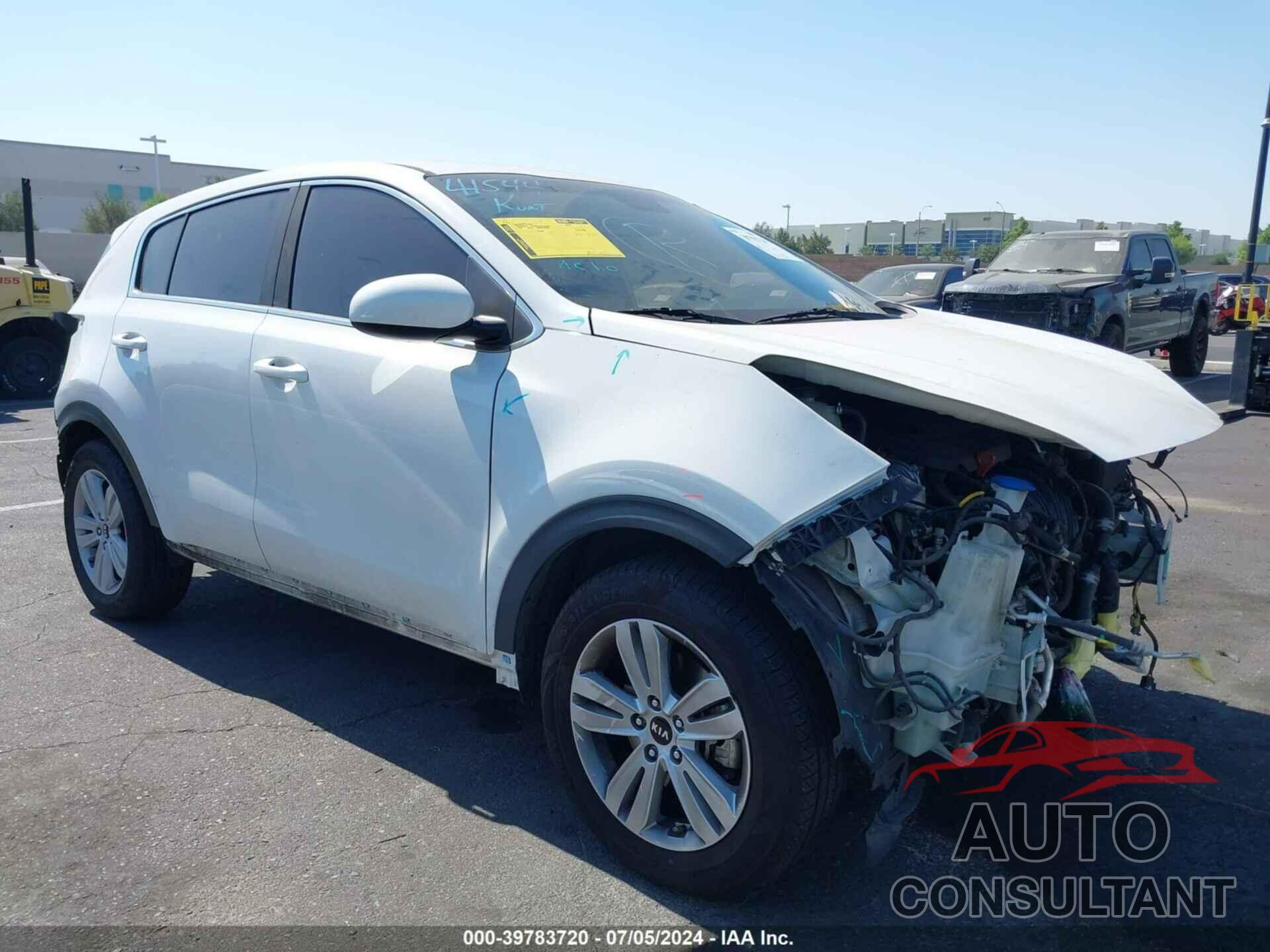 KIA SPORTAGE 2018 - KNDPM3AC5J7387277