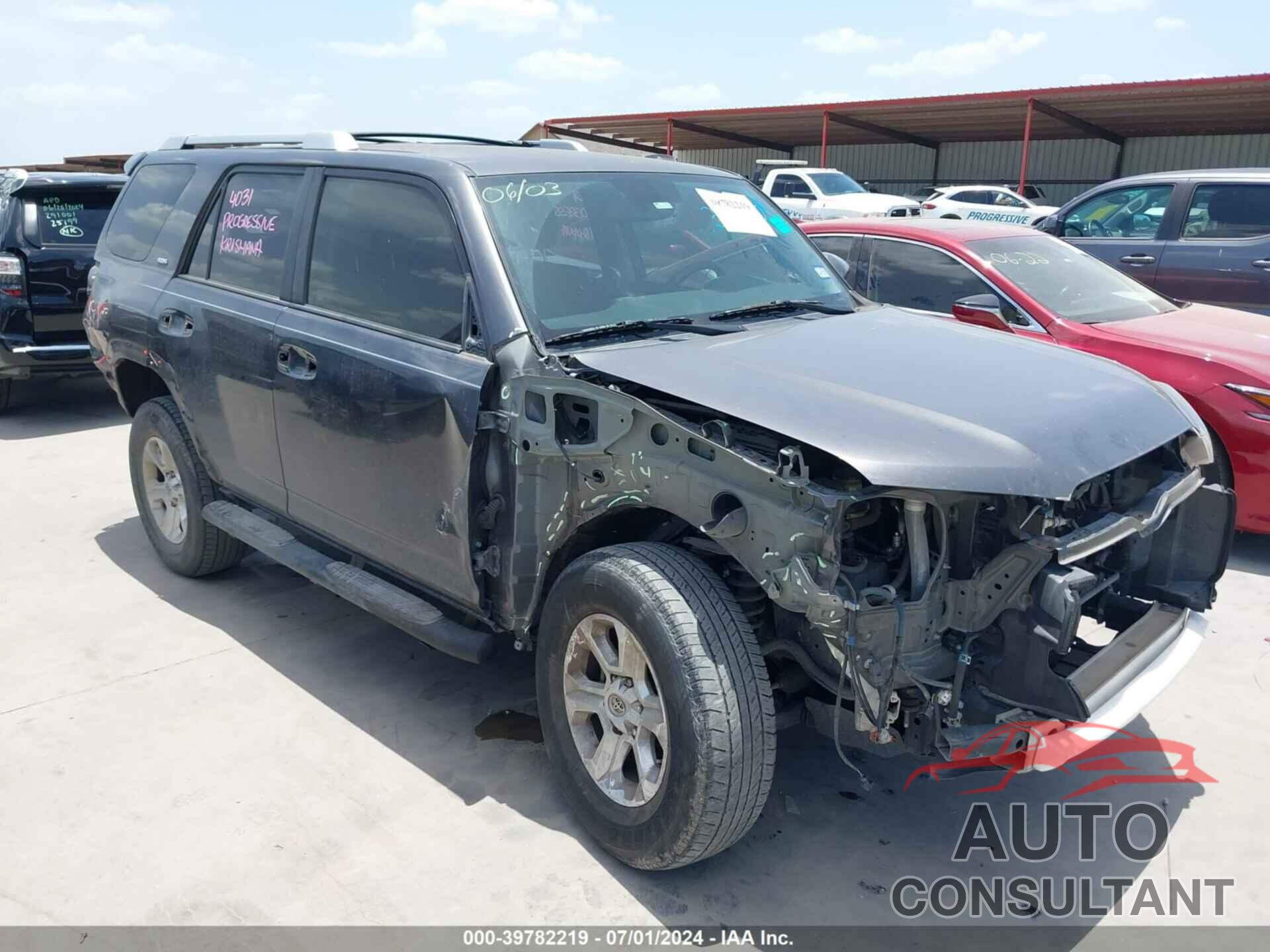 TOYOTA 4RUNNER 2016 - JTEZU5JR9G5119325