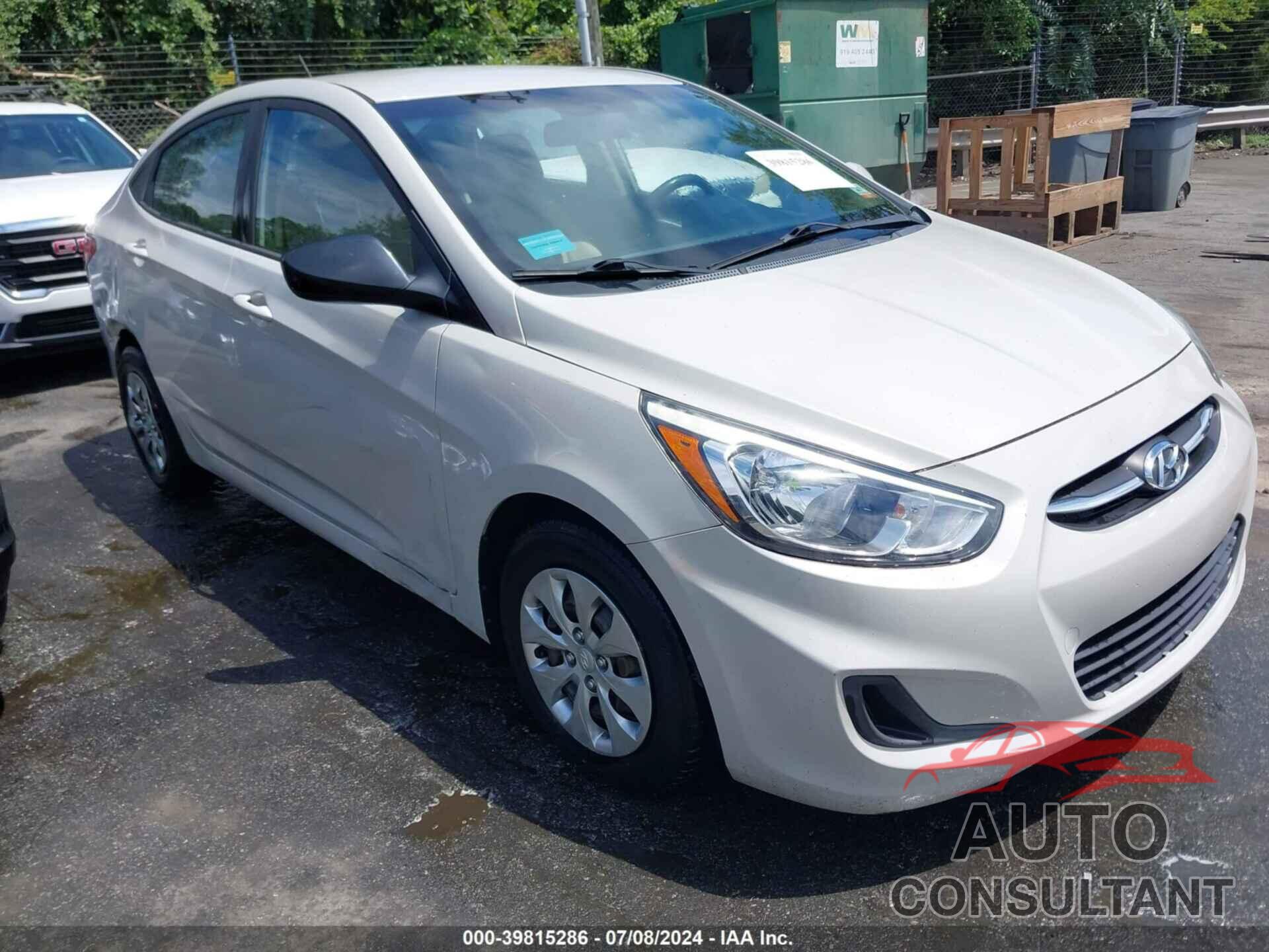 HYUNDAI ACCENT 2016 - KMHCT4AEXGU081335