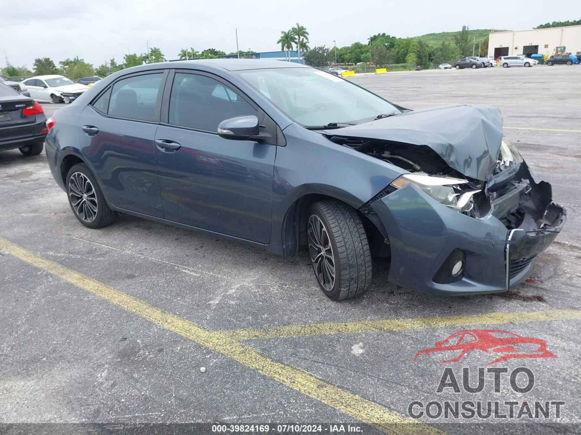 TOYOTA COROLLA 2016 - 2T1BURHE5GC608954
