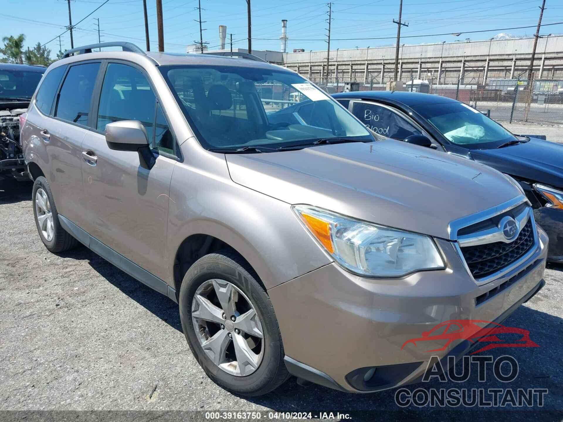 SUBARU FORESTER 2016 - JF2SJAFC8GH525219