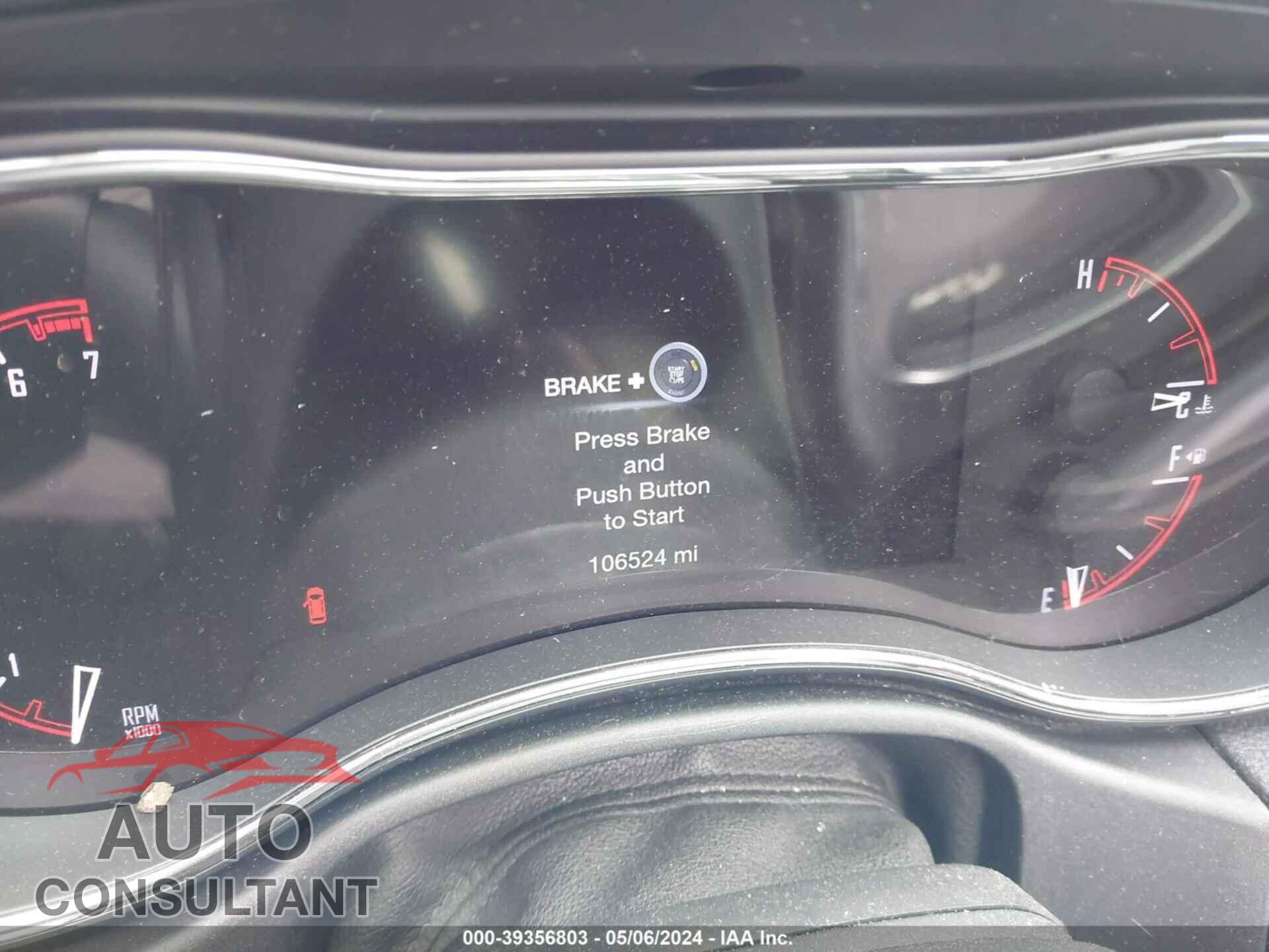 DODGE DURANGO 2017 - 1C4RDJEG6HC907353