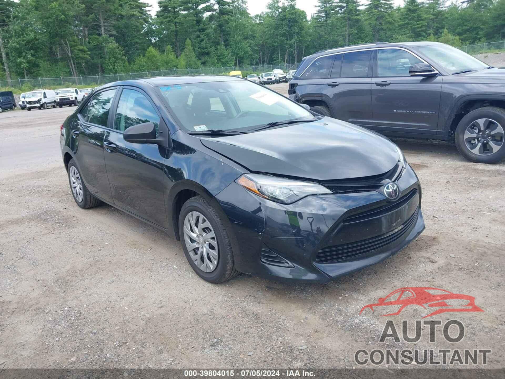 TOYOTA COROLLA 2019 - 2T1BURHEXKC196006