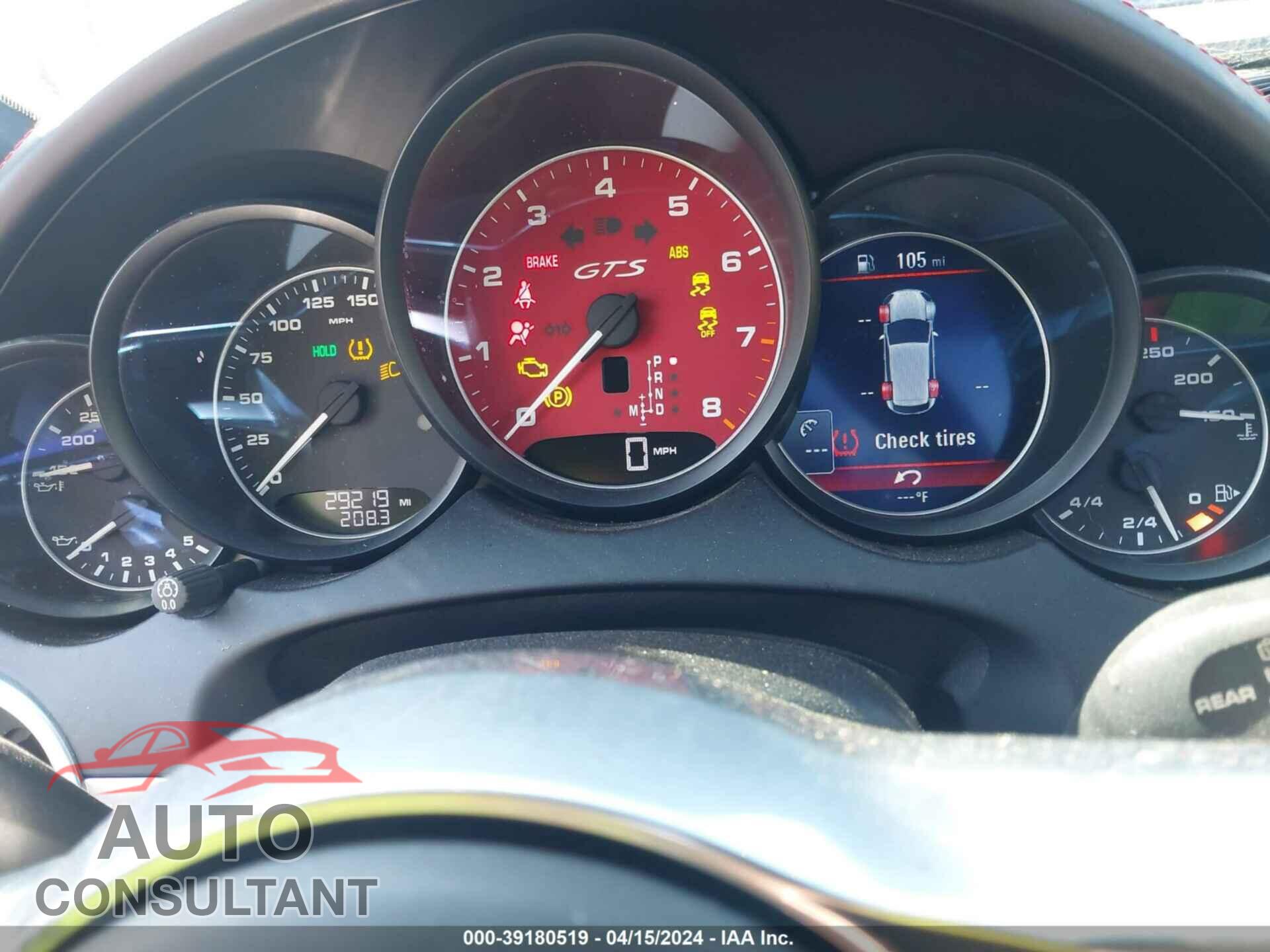 PORSCHE CAYENNE 2017 - WP1AD2A22HLA83833