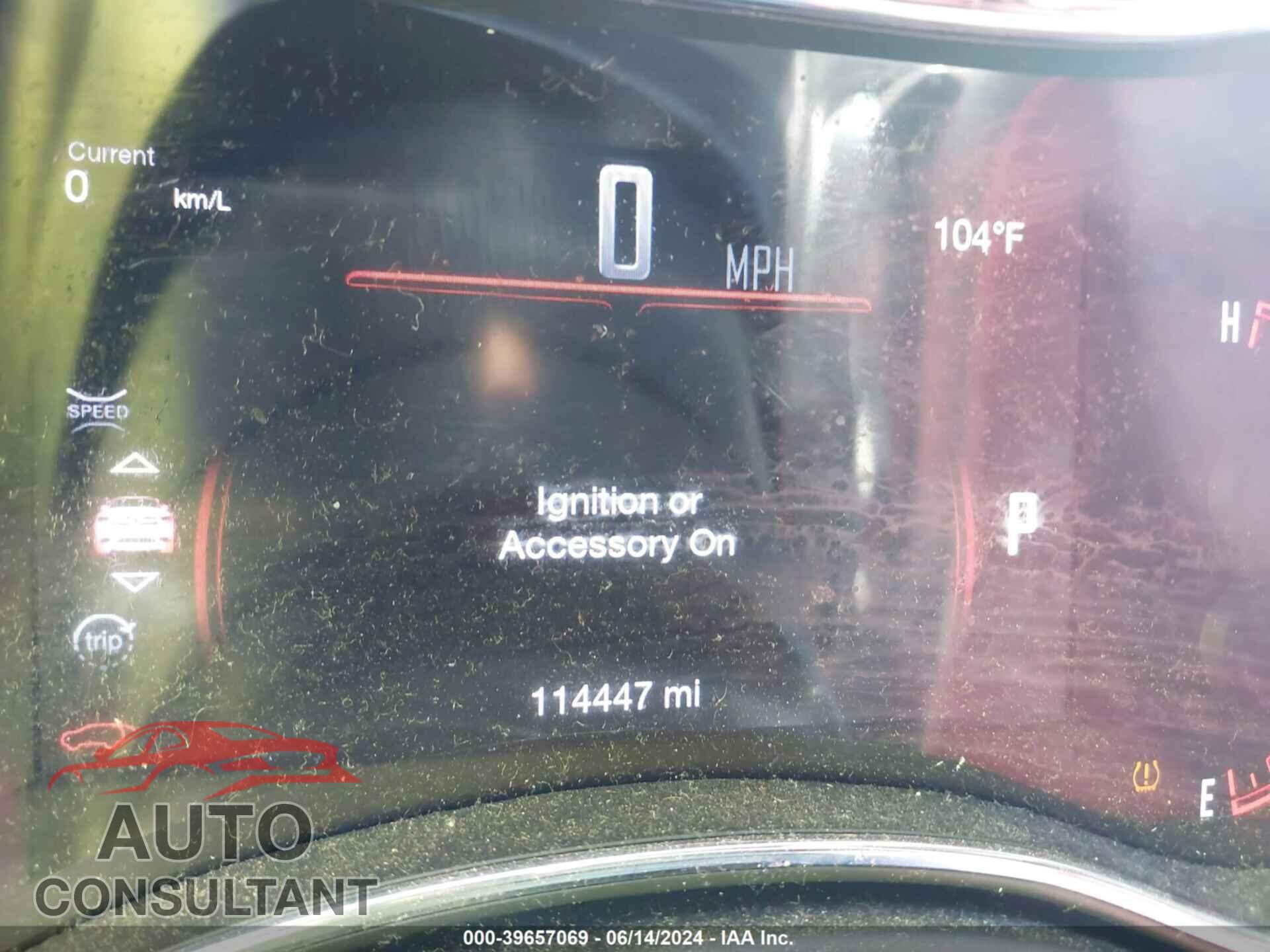 DODGE DURANGO 2017 - 1C4SDHCTXHC921265