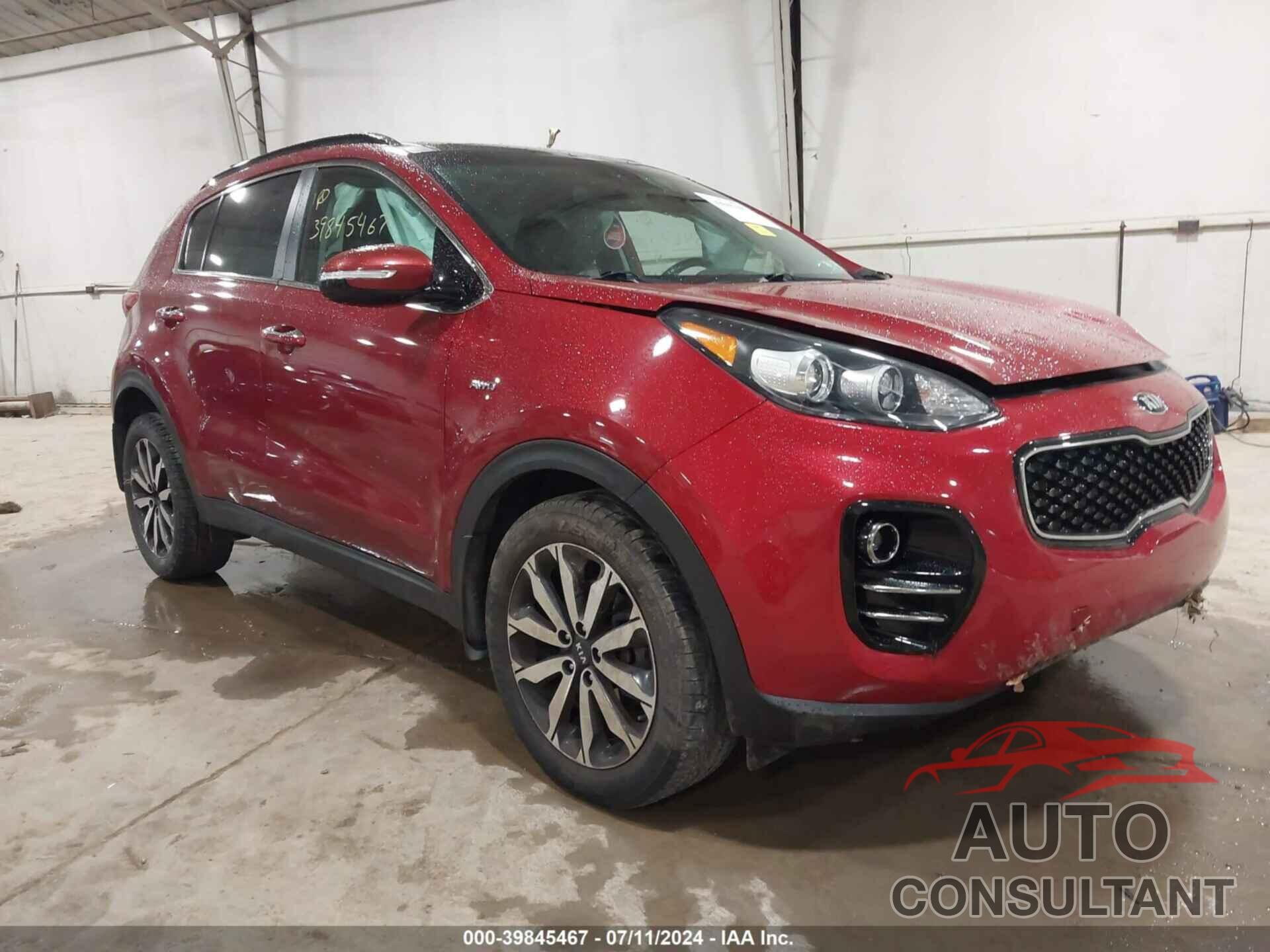 KIA SPORTAGE 2018 - KNDPNCACXJ7489915