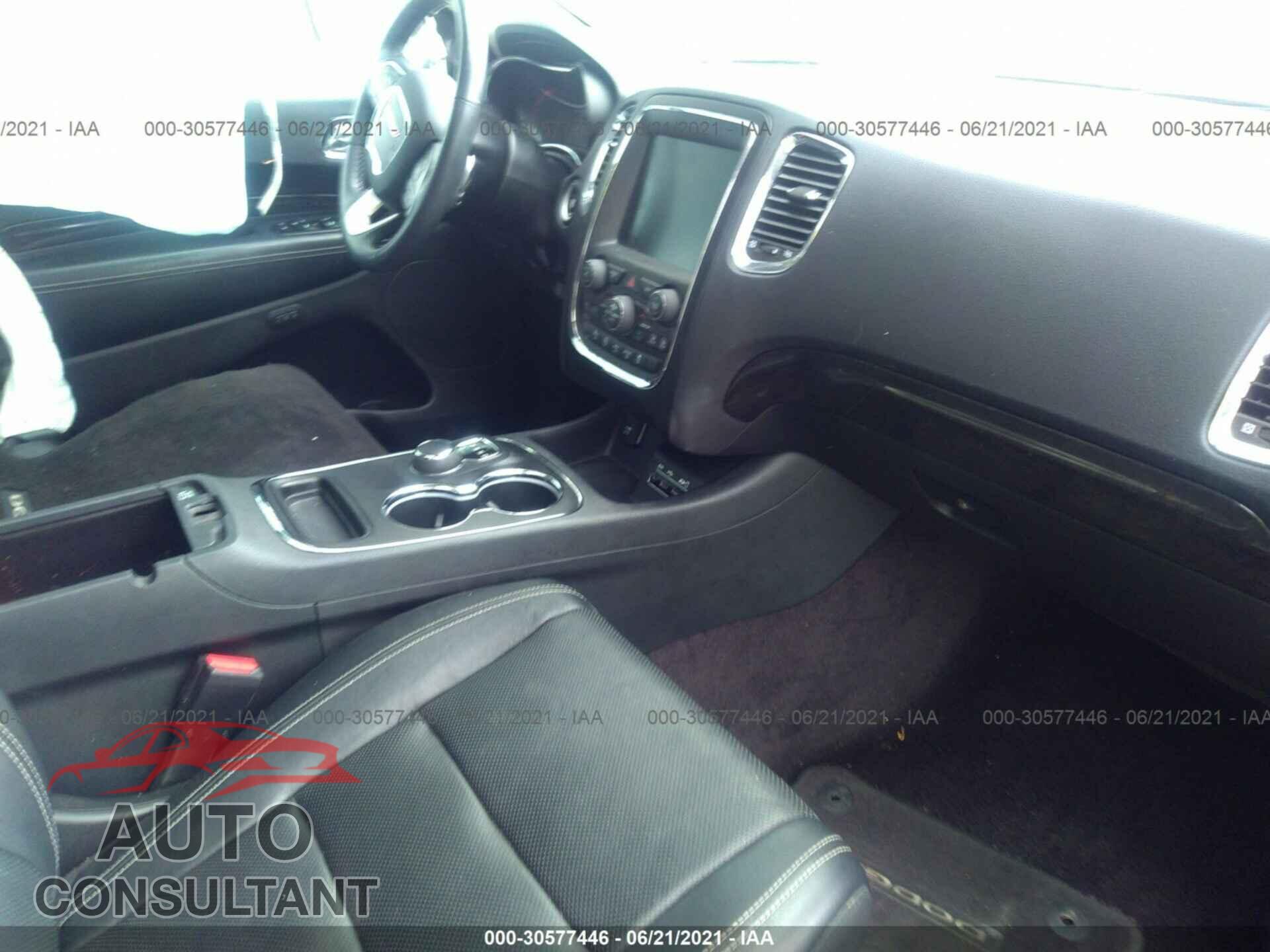 DODGE DURANGO 2017 - 1C4RDJEG3HC839545