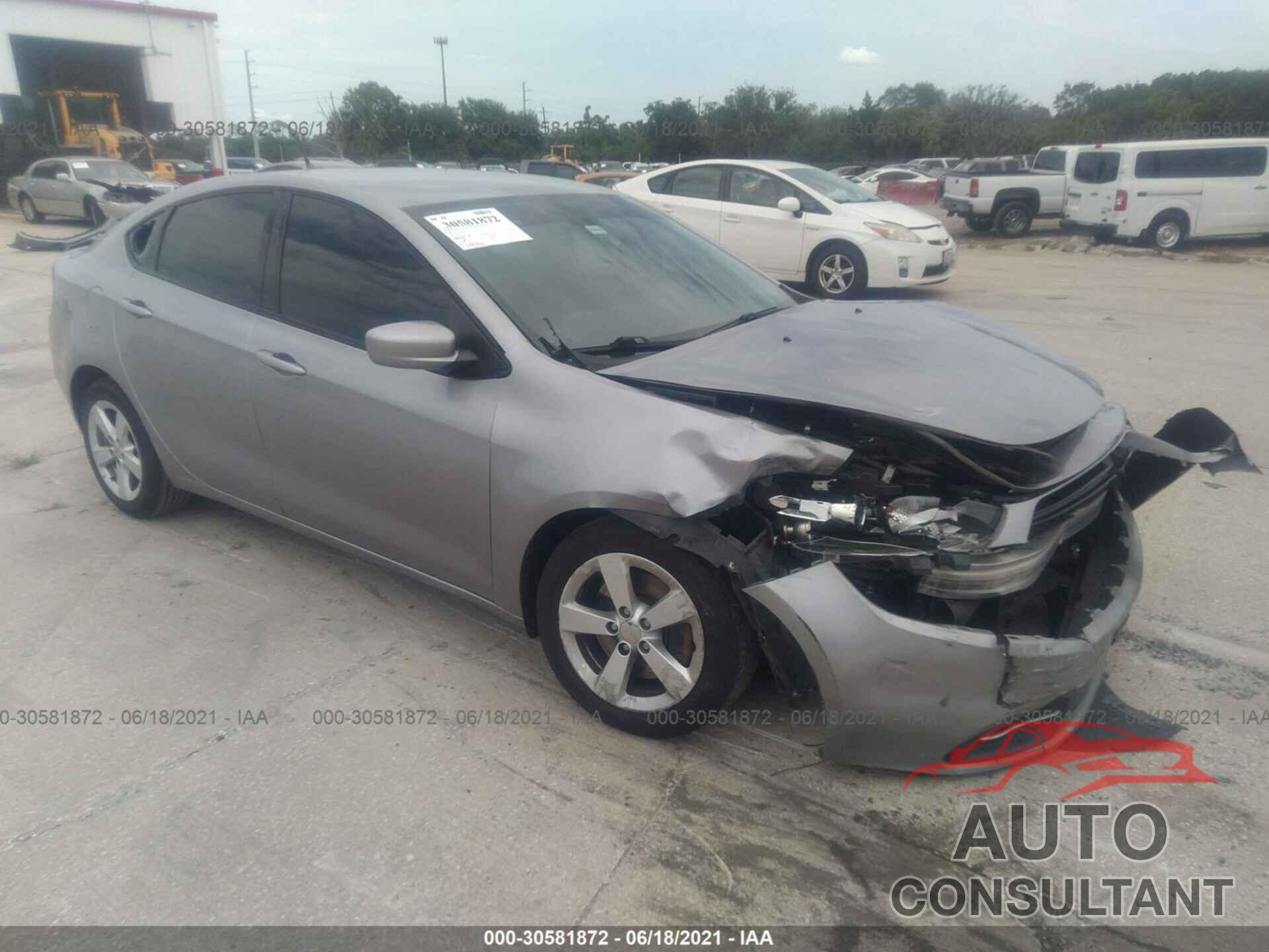 DODGE DART 2016 - 1C3CDFBA4GD584520