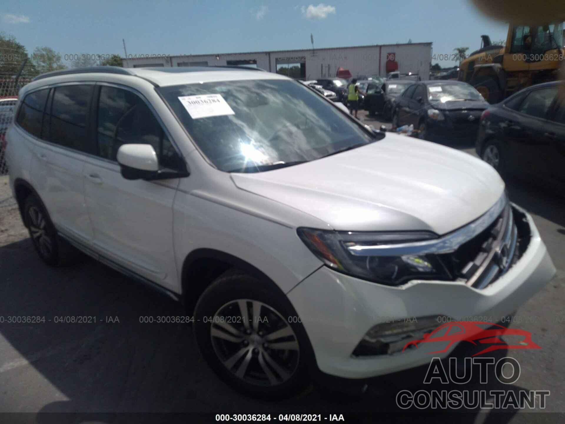 HONDA PILOT 2016 - 5FNYF5H58GB051305