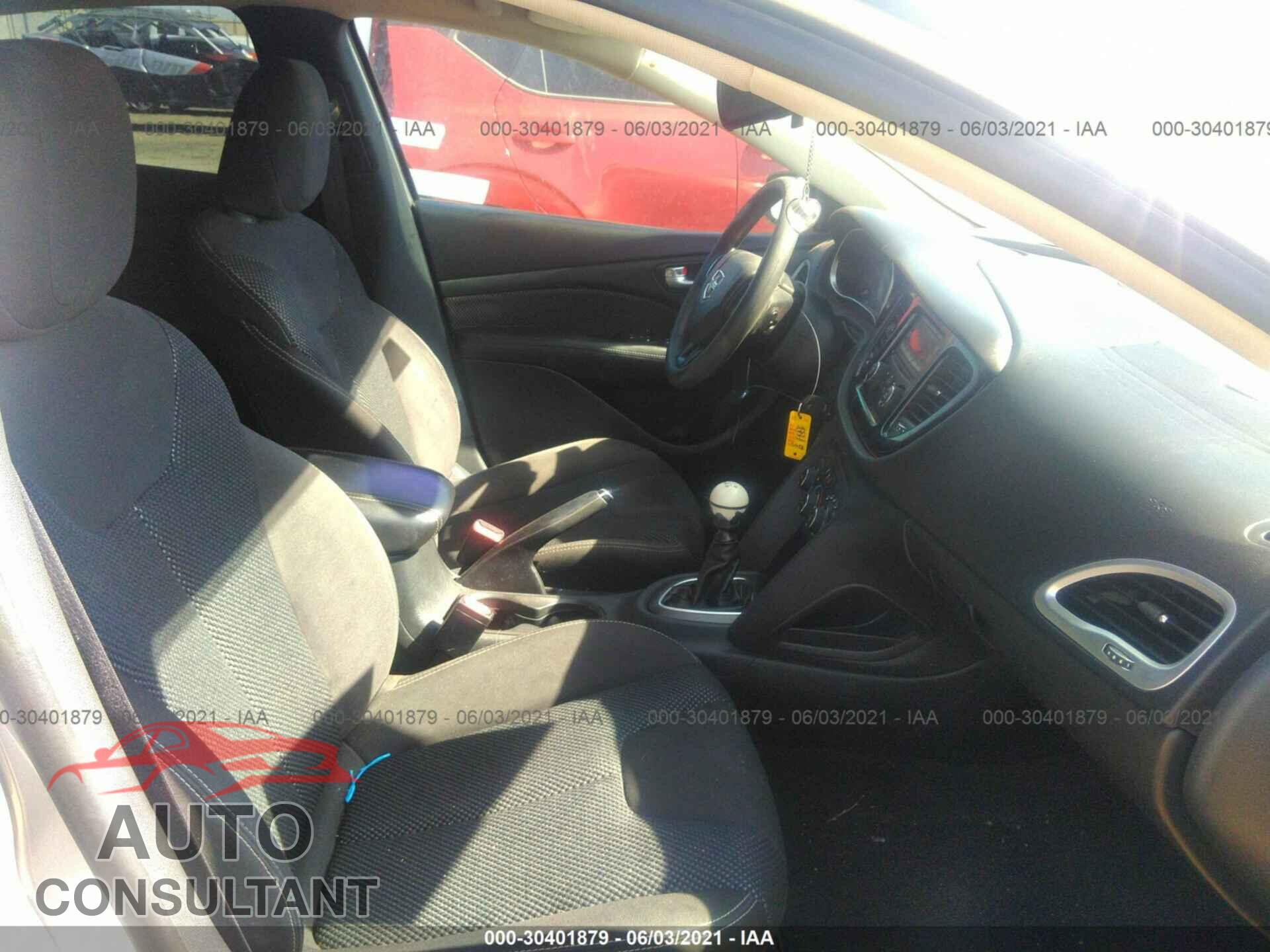 DODGE DART 2016 - 1C3CDFBB2GD517536