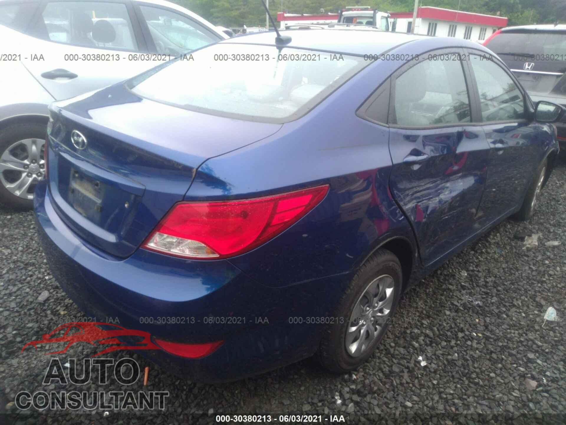HYUNDAI ACCENT 2016 - KMHCT4AEXGU972757