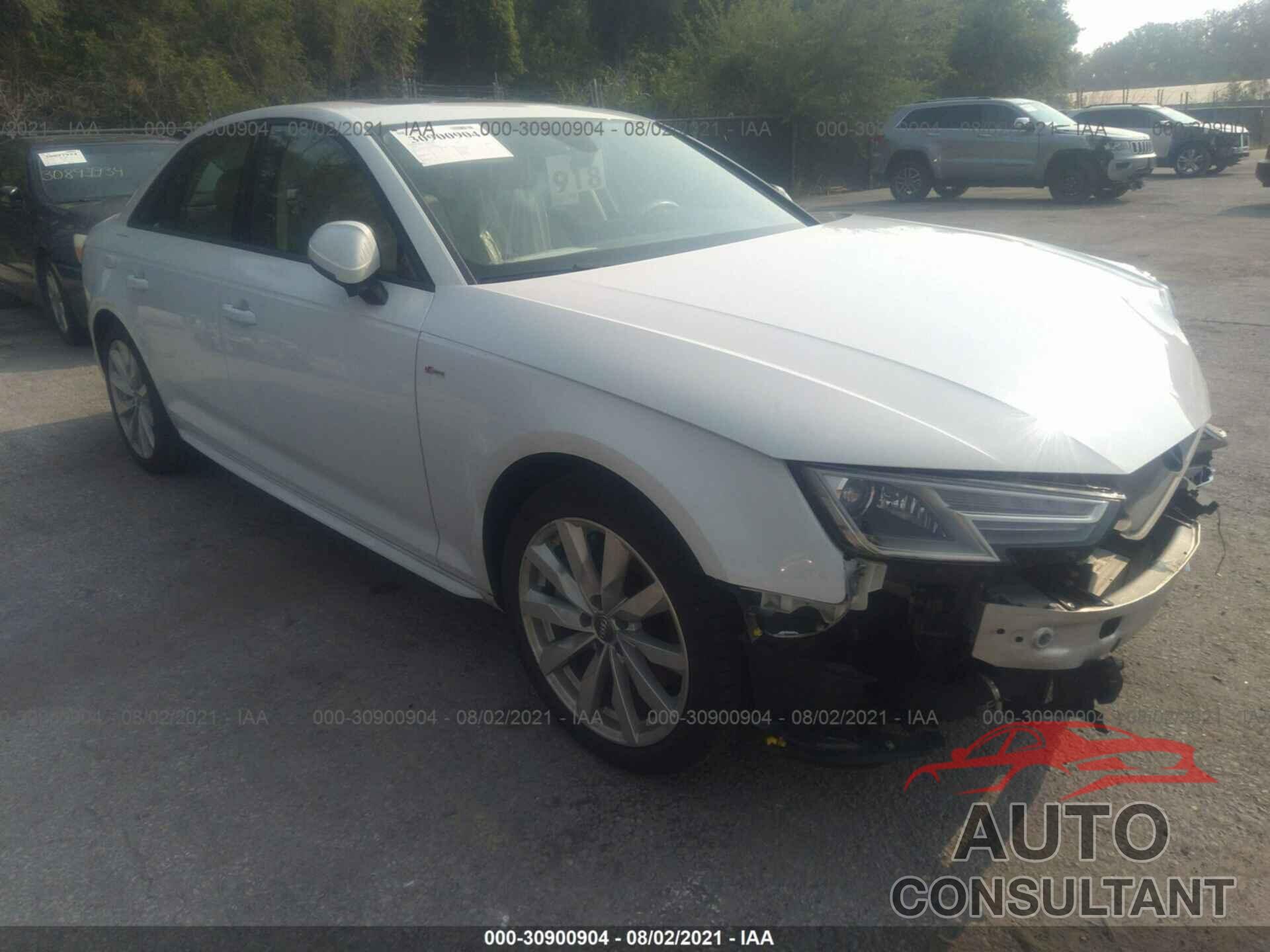 AUDI A4 2018 - WAUDNAF48JA061351